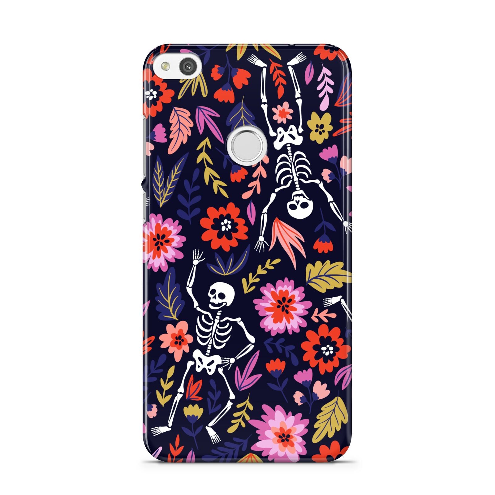 Floral Skeleton Huawei P8 Lite Case