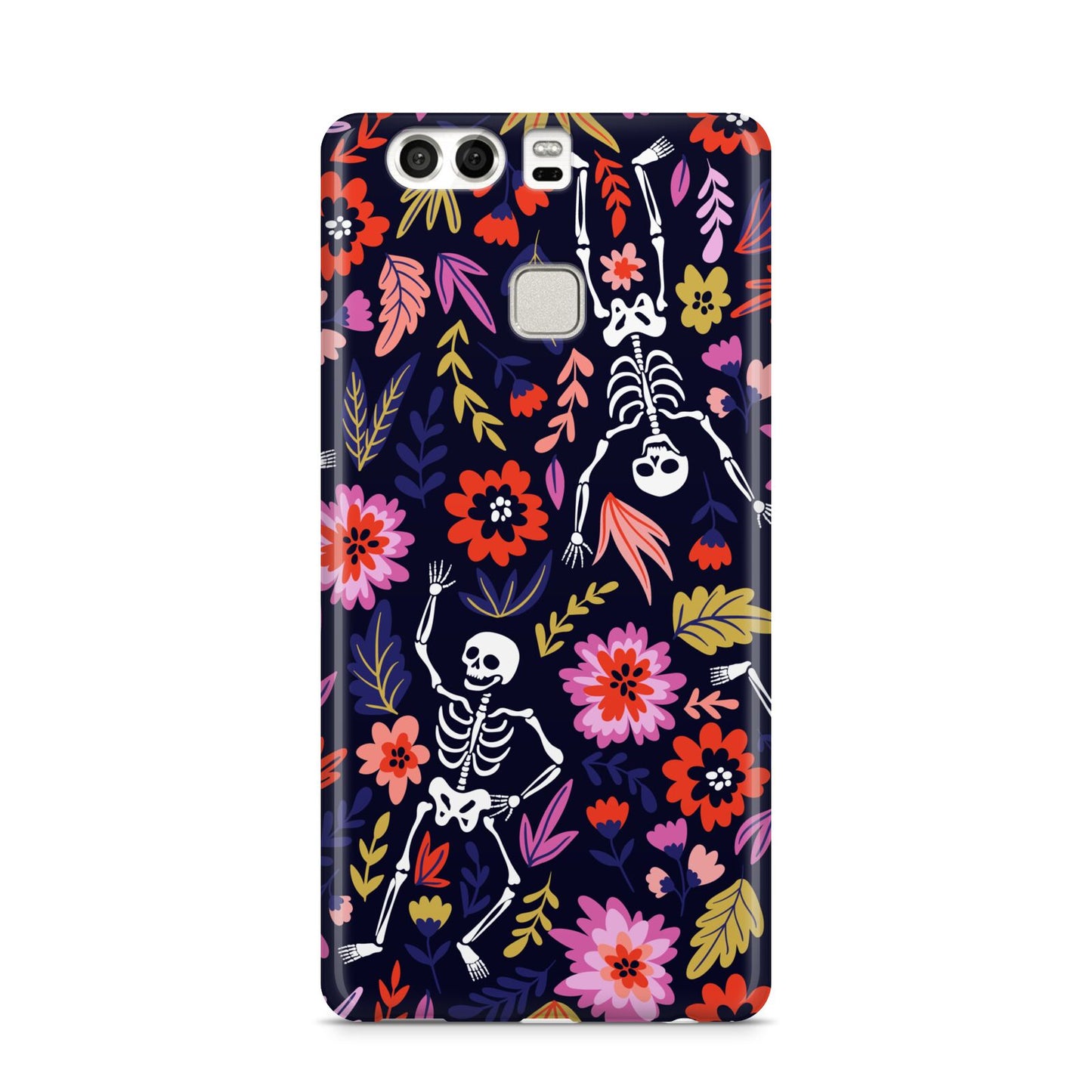 Floral Skeleton Huawei P9 Case