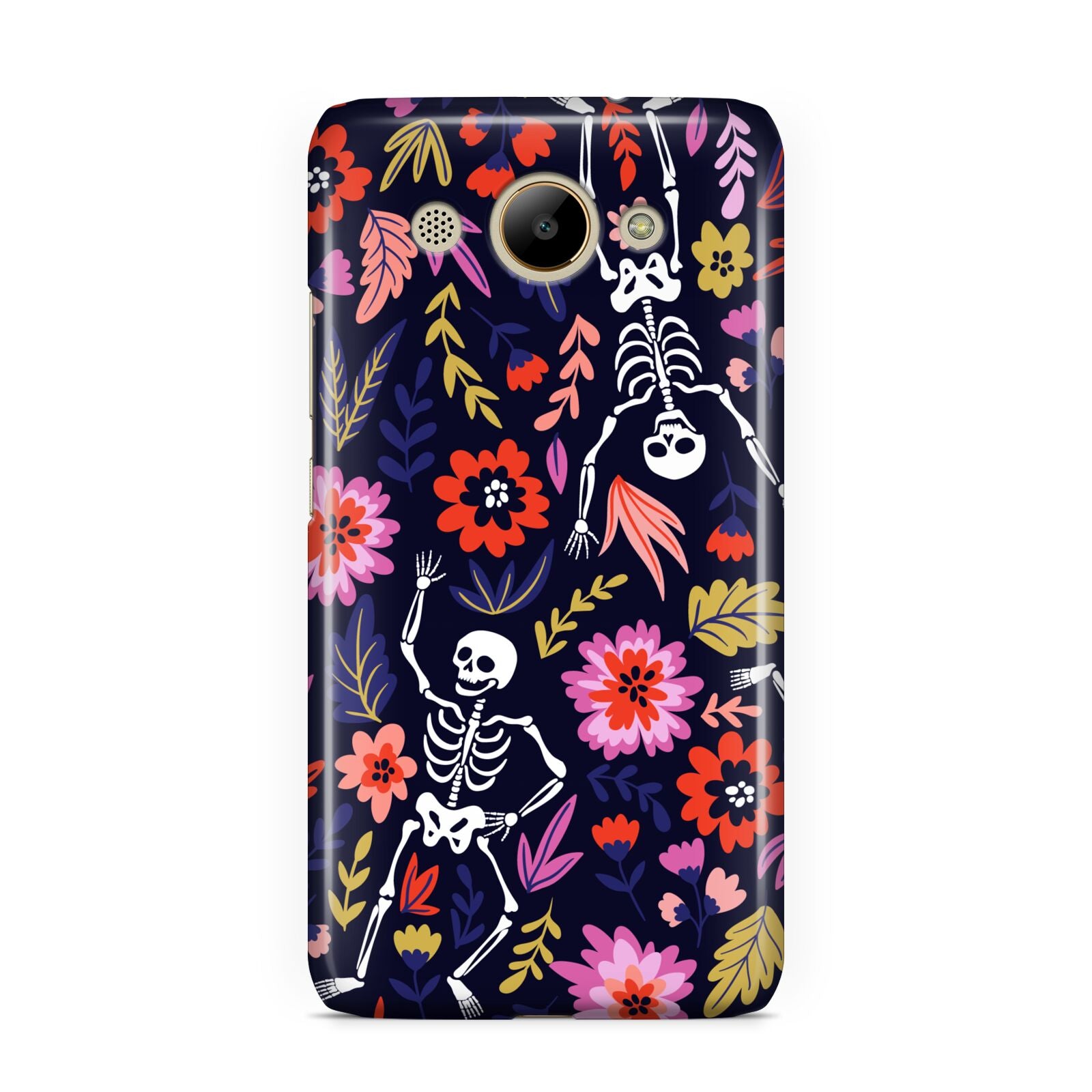 Floral Skeleton Huawei Y3 2017