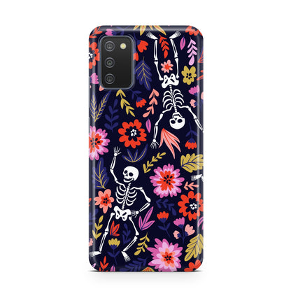 Floral Skeleton Samsung A02s Case