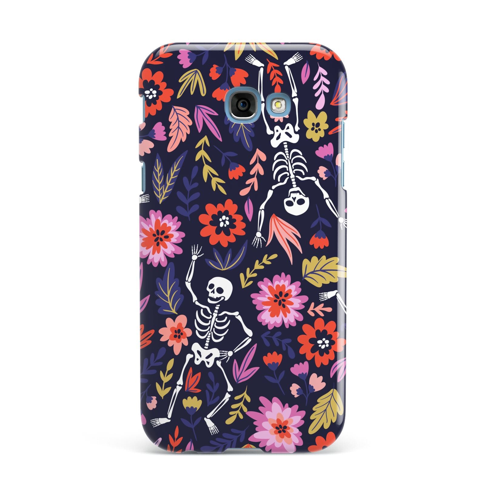 Floral Skeleton Samsung Galaxy A7 2017 Case