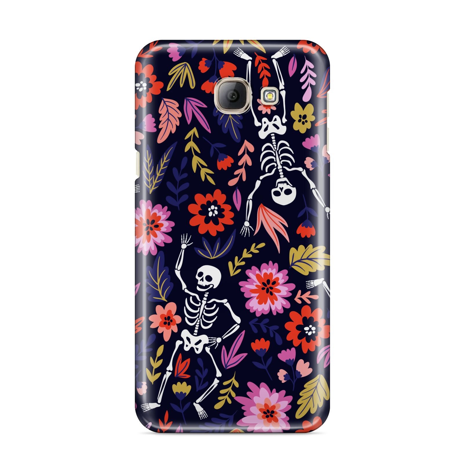 Floral Skeleton Samsung Galaxy A8 2016 Case