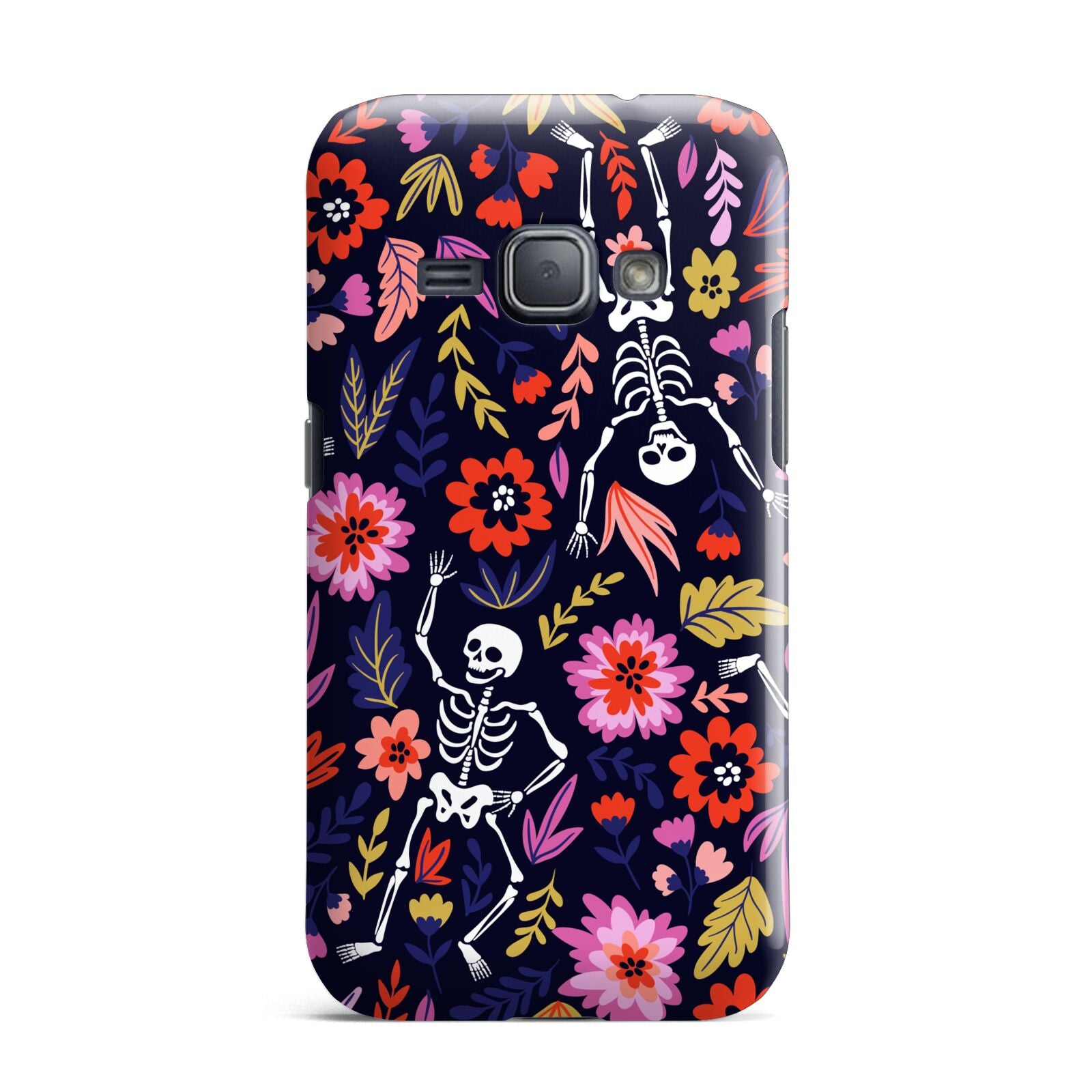 Floral Skeleton Samsung Galaxy J1 2016 Case