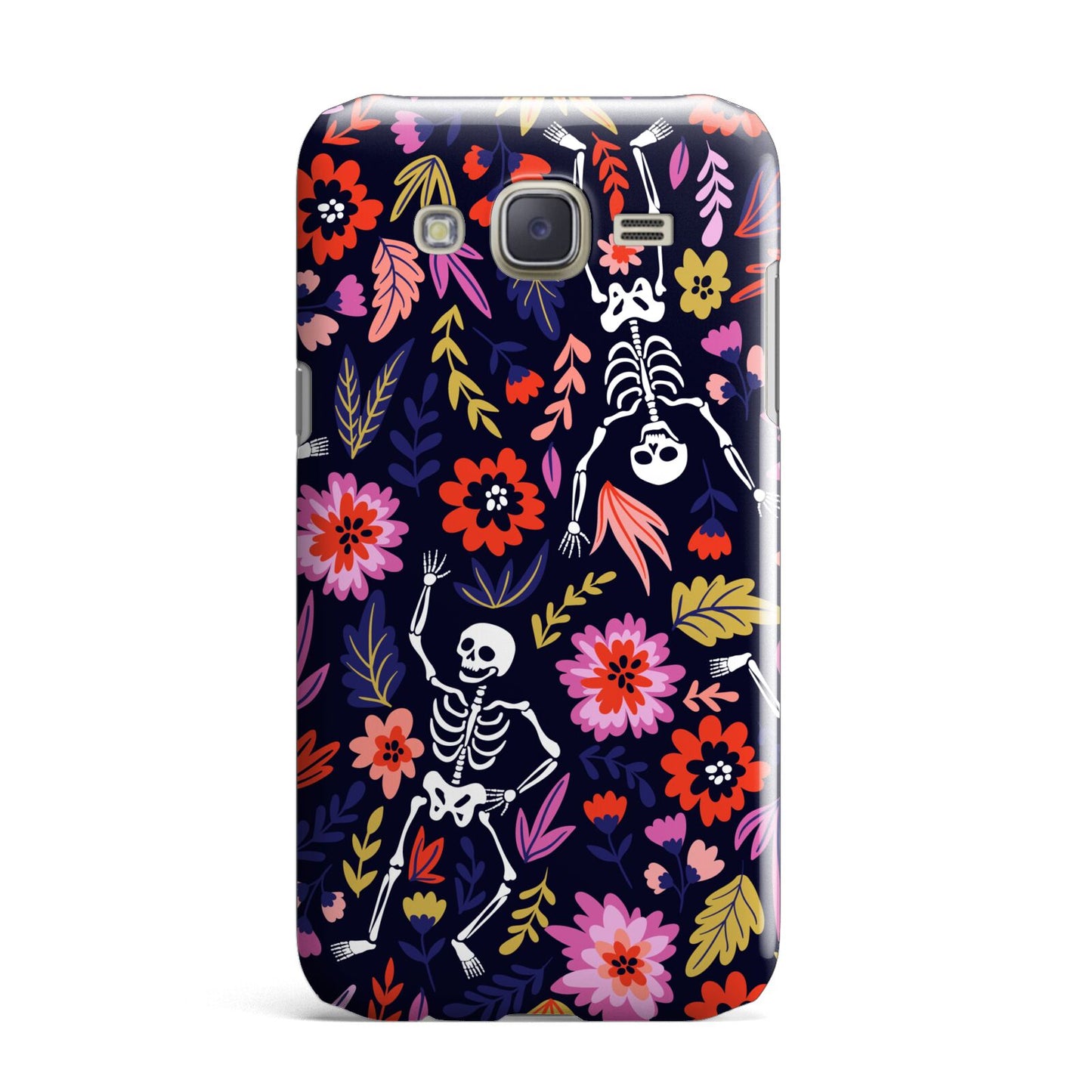 Floral Skeleton Samsung Galaxy J7 Case