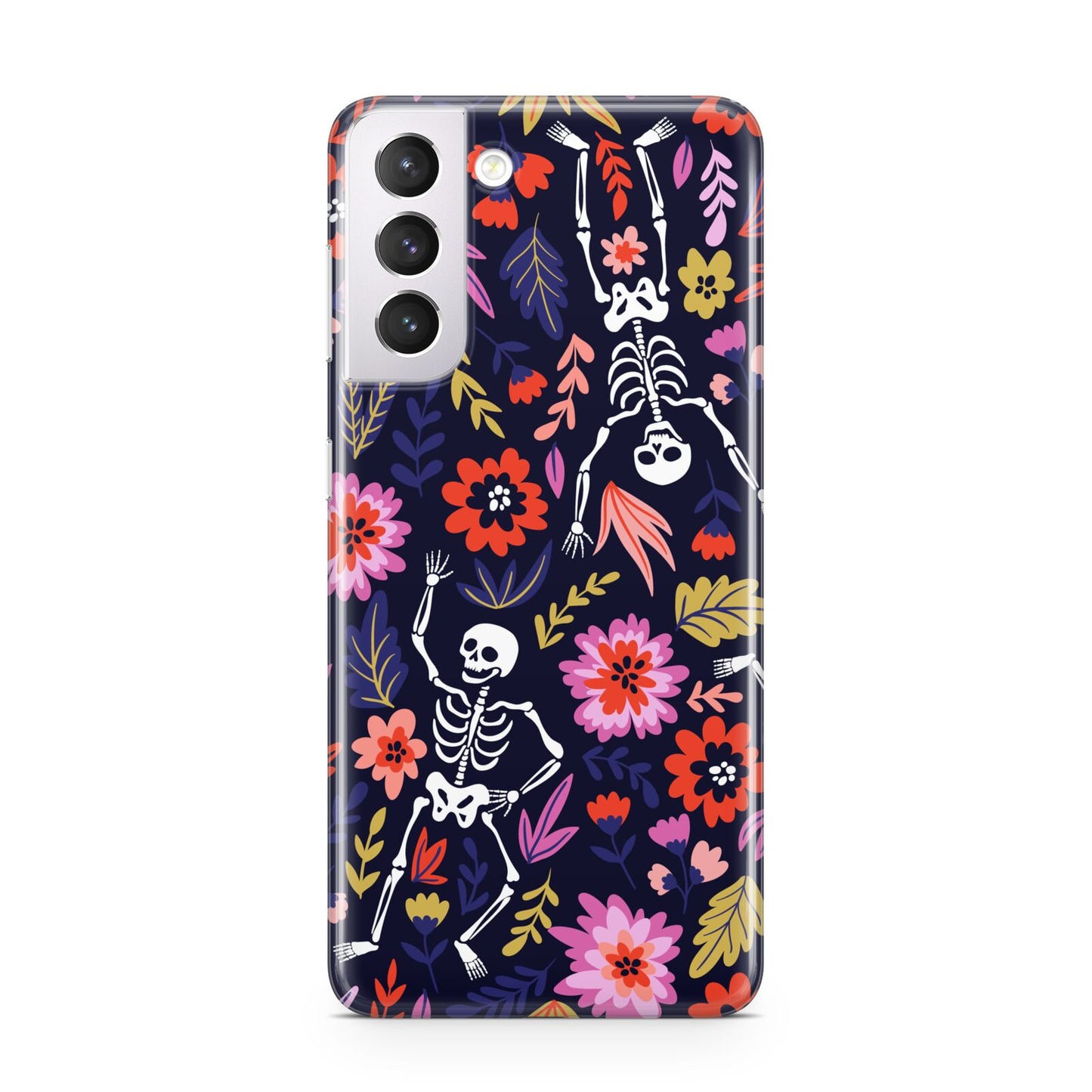 Floral Skeleton Samsung S21 Case