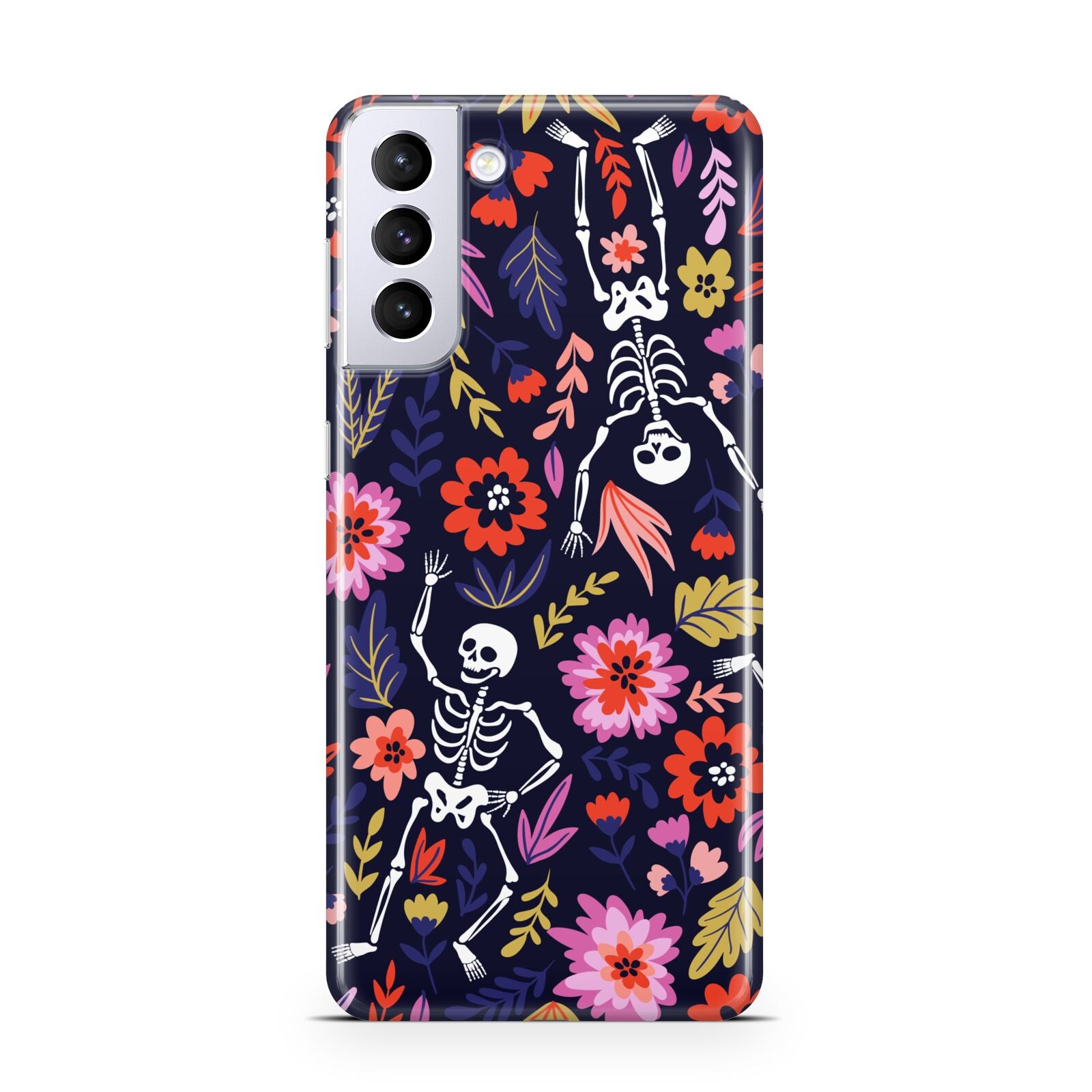 Floral Skeleton Samsung S21 Plus Case