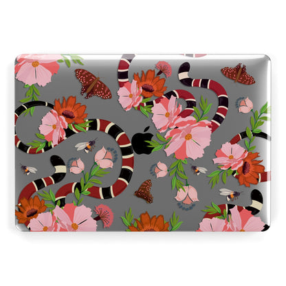 Floral Snake Apple MacBook Case