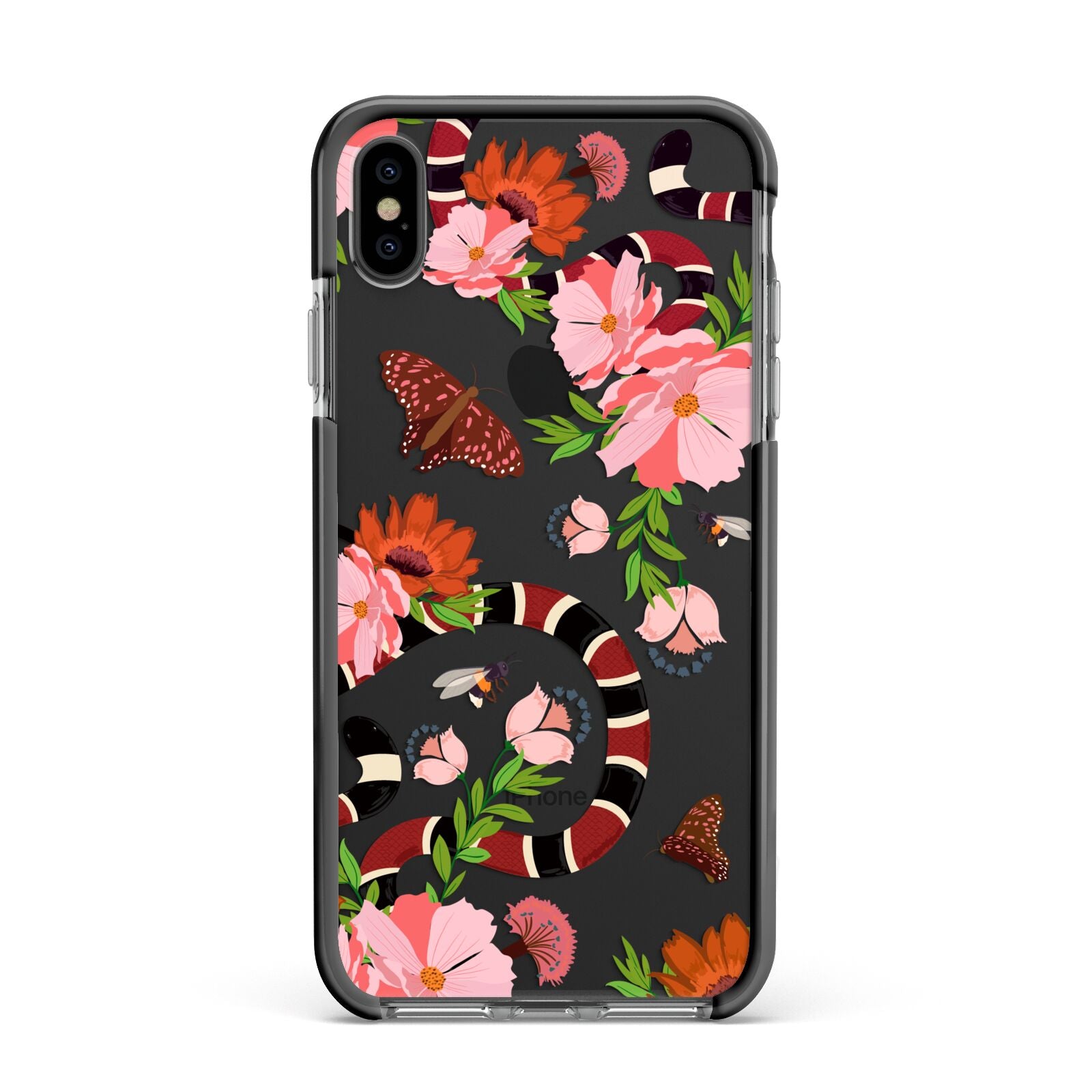 GUCCI SNAKE AND FLOWER iPhone 13 Pro Max Case Cover