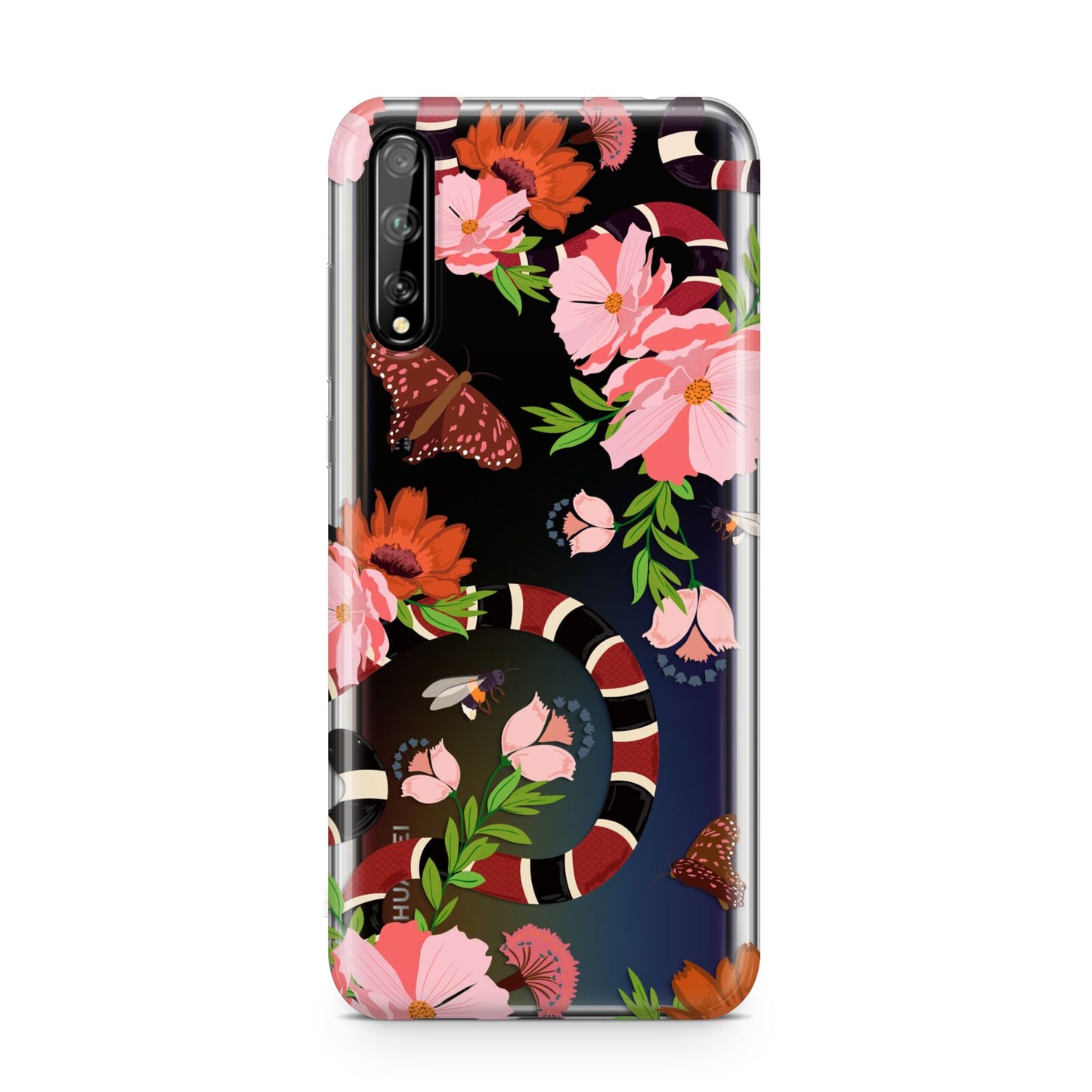 Floral Snake Huawei Enjoy 10s Phone Case