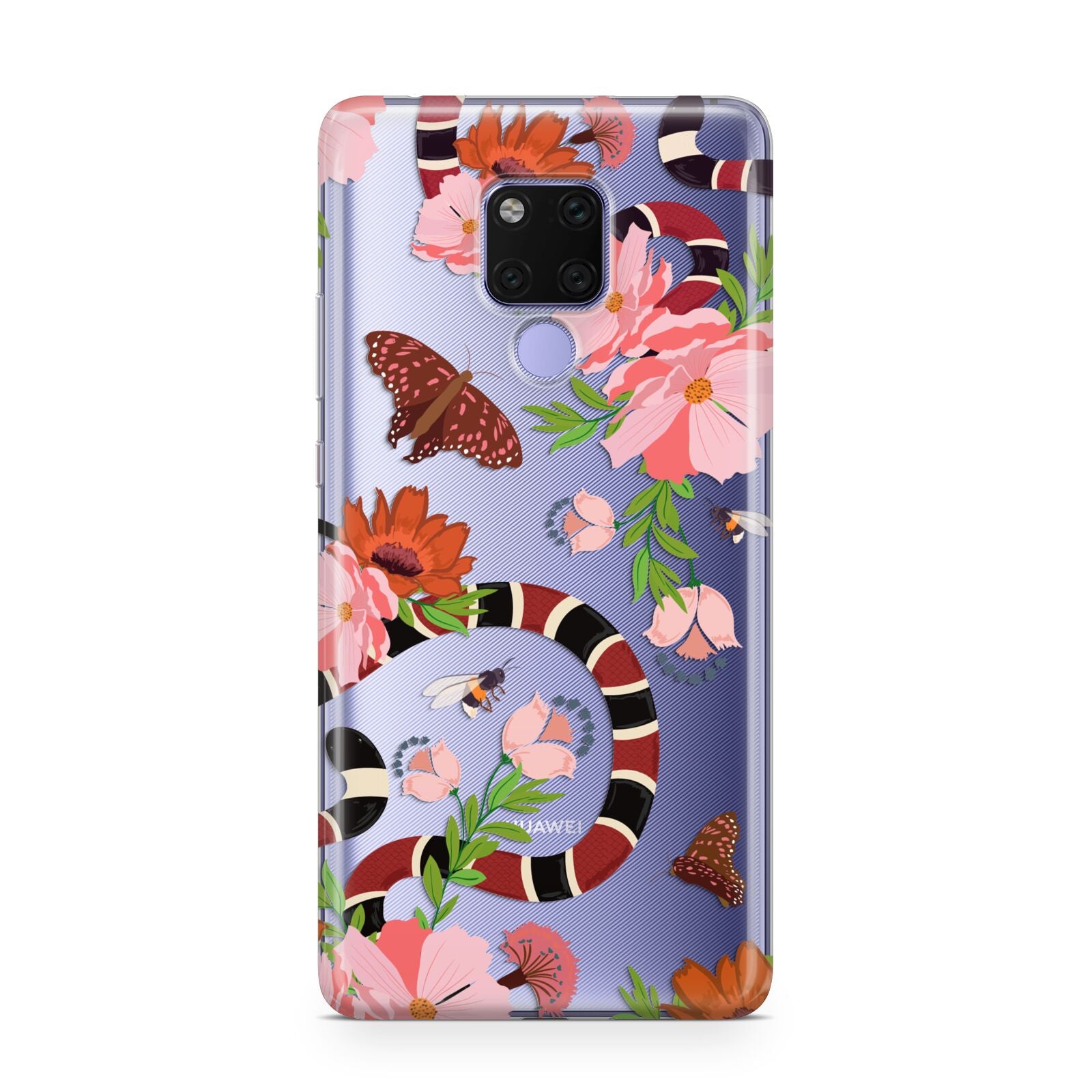 Floral Snake Huawei Mate 20X Phone Case