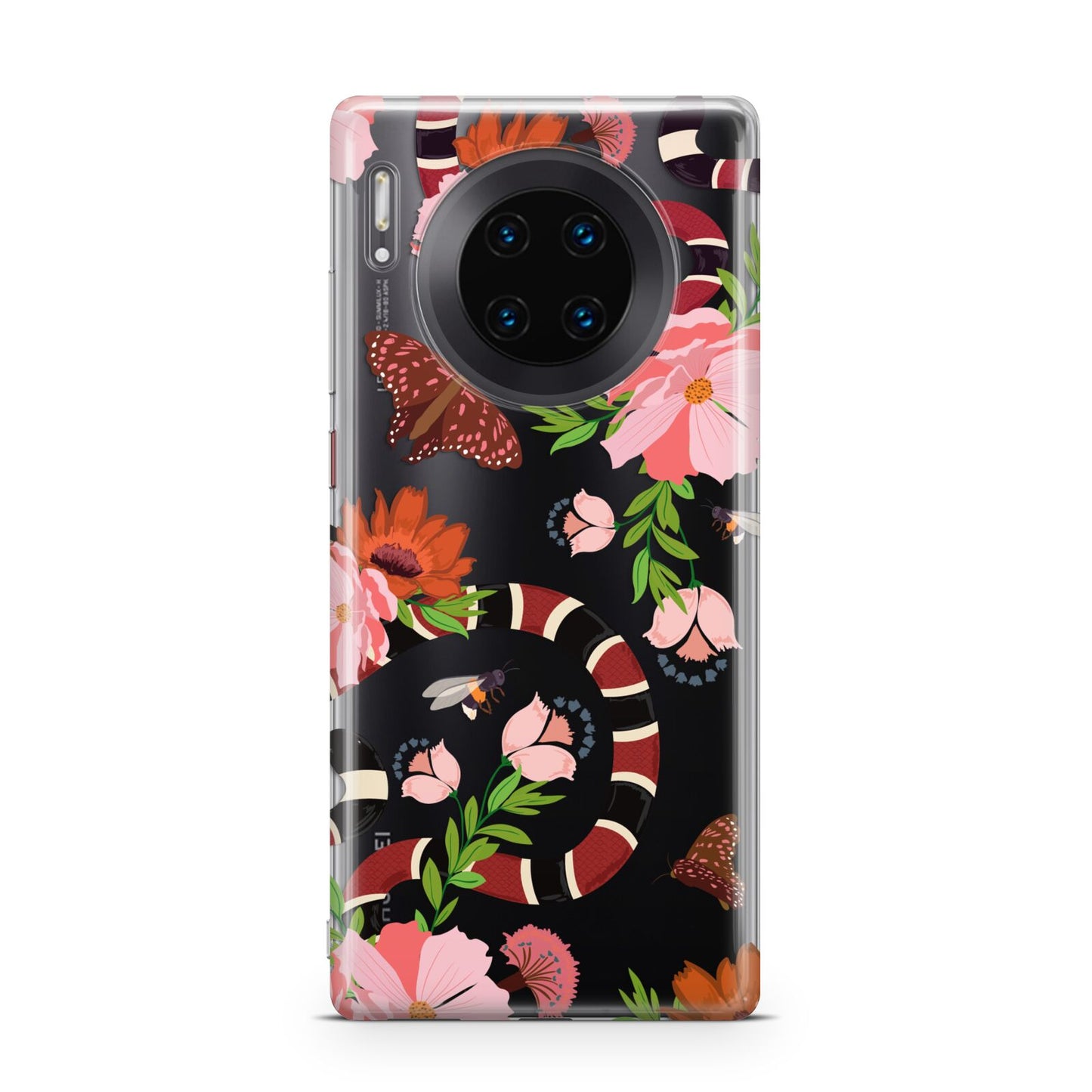 Floral Snake Huawei Mate 30 Pro Phone Case