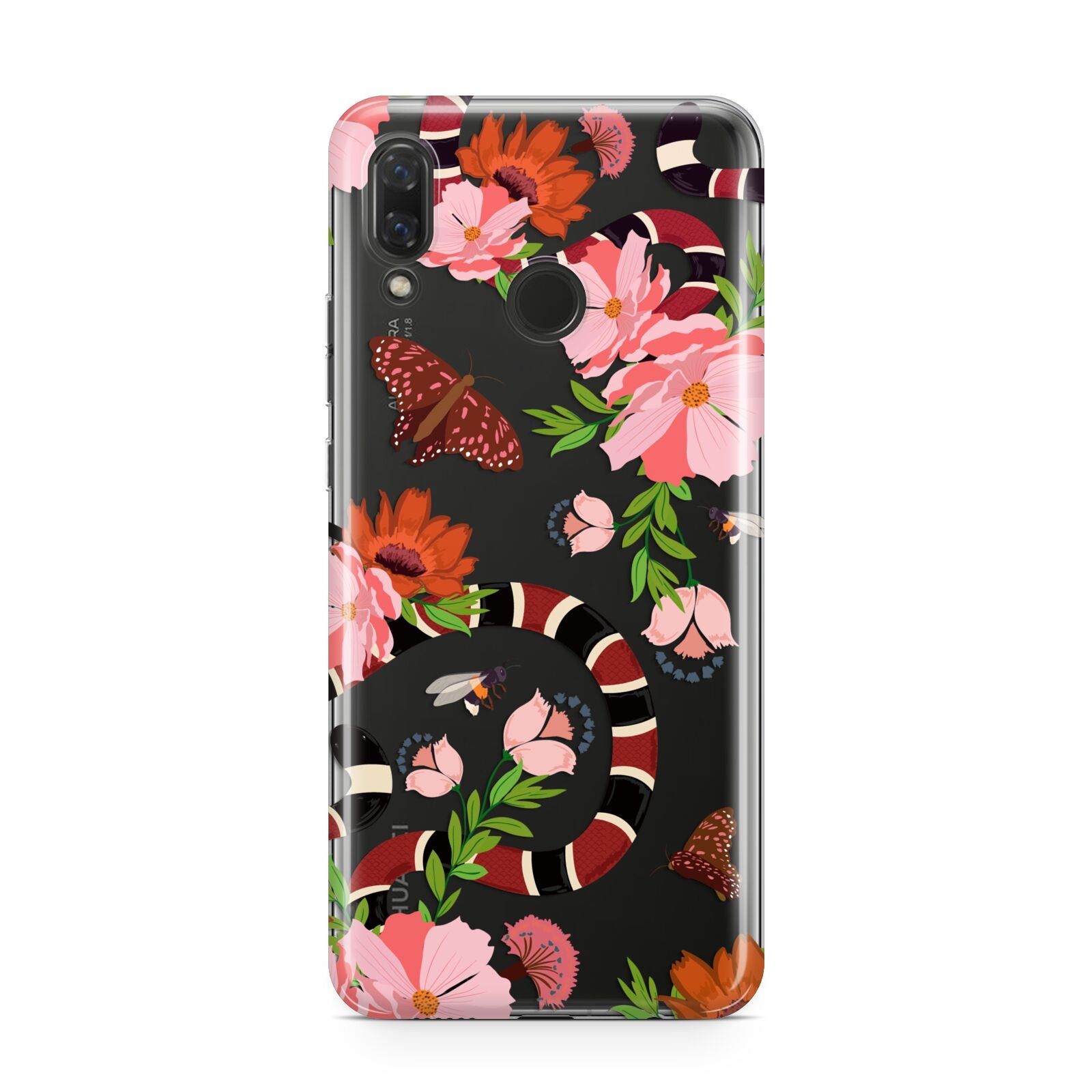 Floral Snake Huawei Nova 3 Phone Case