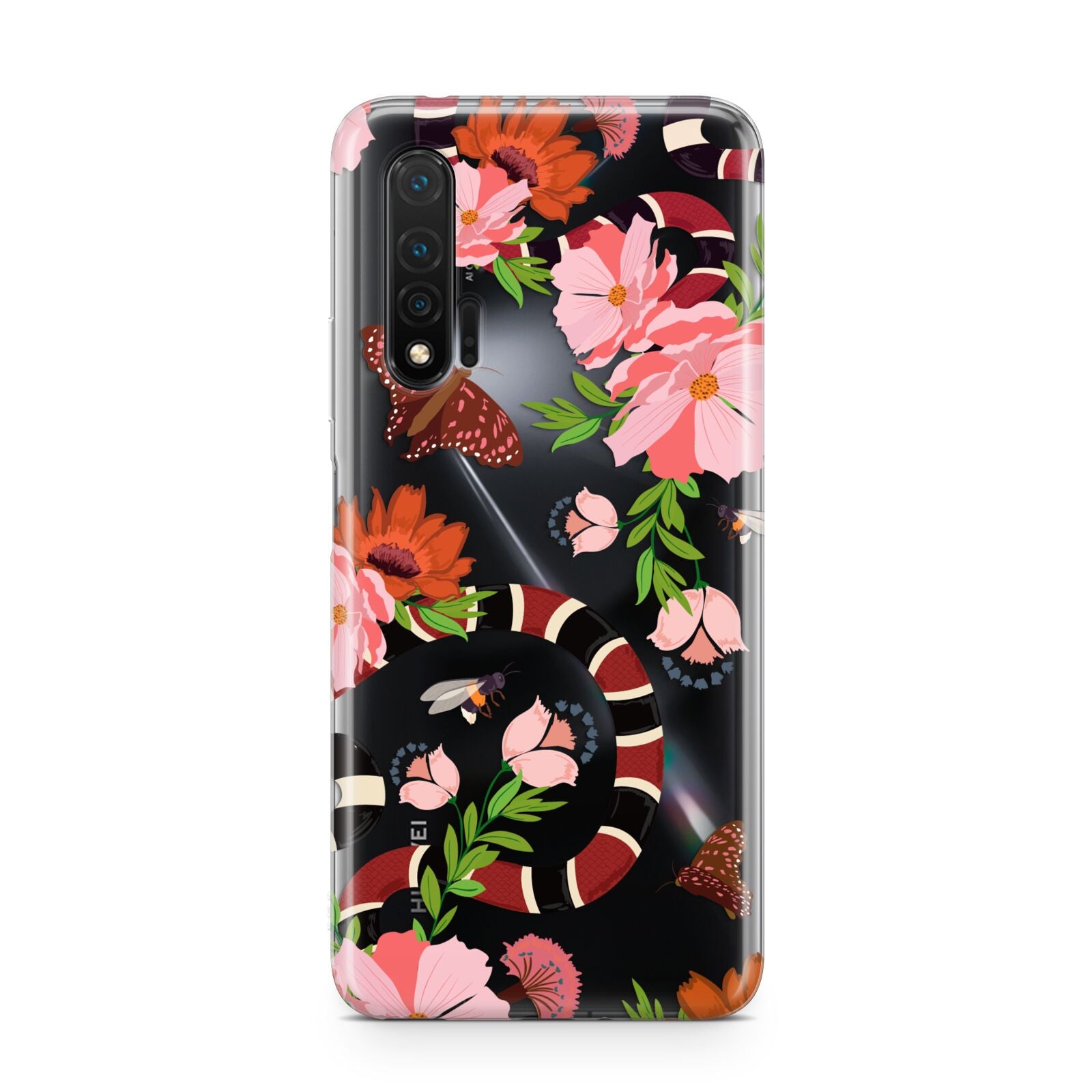 Floral Snake Huawei Nova 6 Phone Case