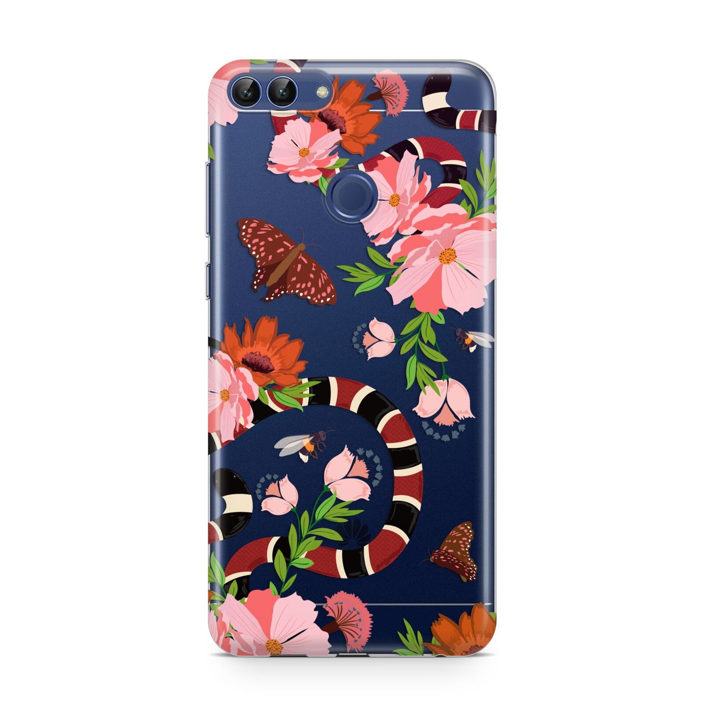 Floral Snake Huawei P Smart Case
