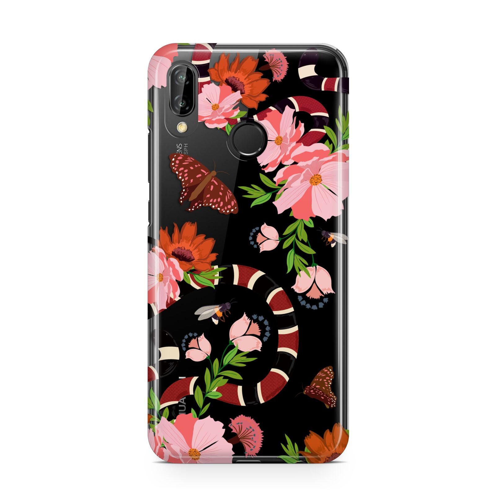 Floral Snake Huawei P20 Lite Phone Case