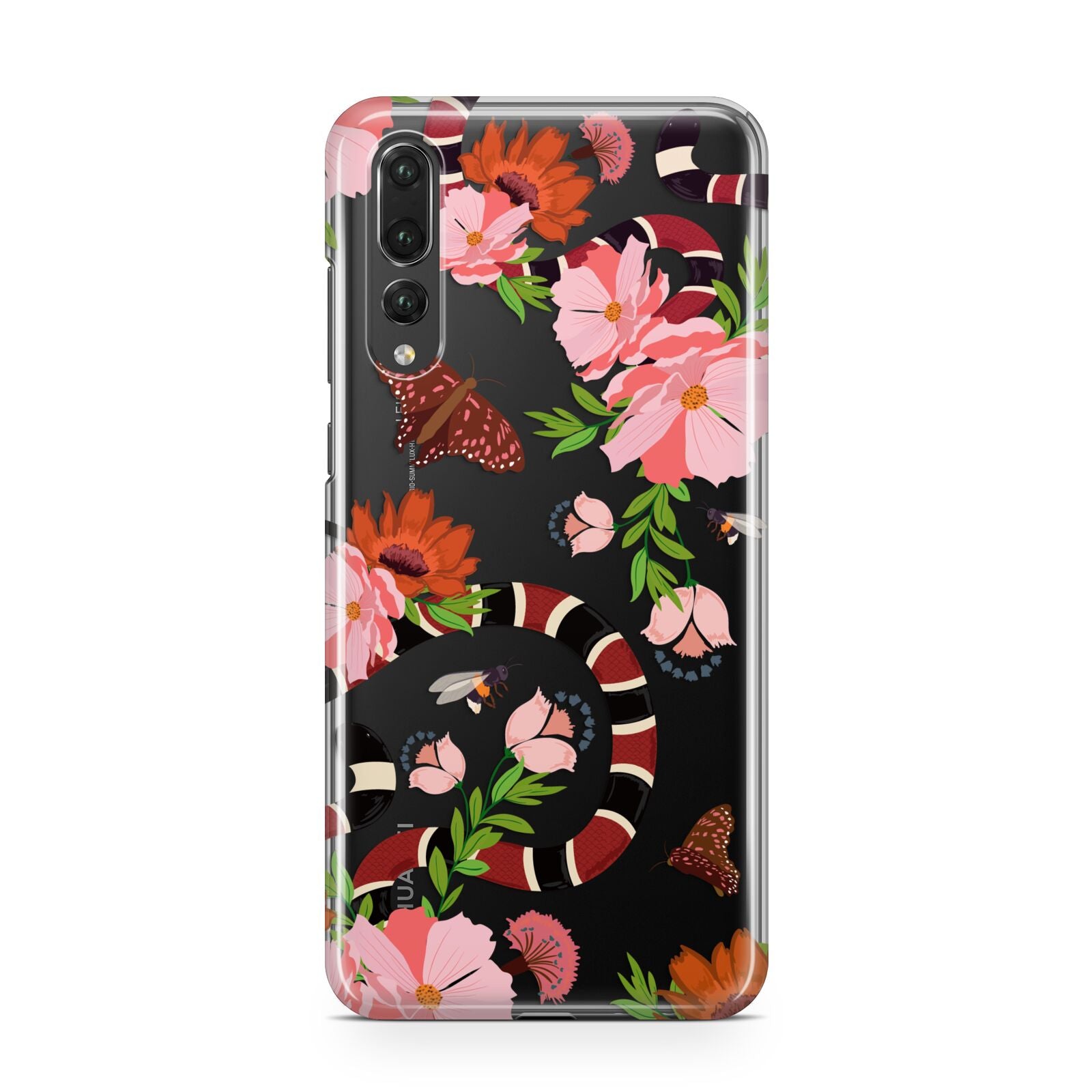 Floral Snake Huawei P20 Pro Phone Case