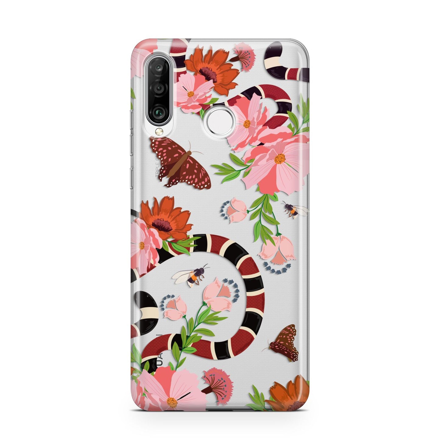 Floral Snake Huawei P30 Lite Phone Case