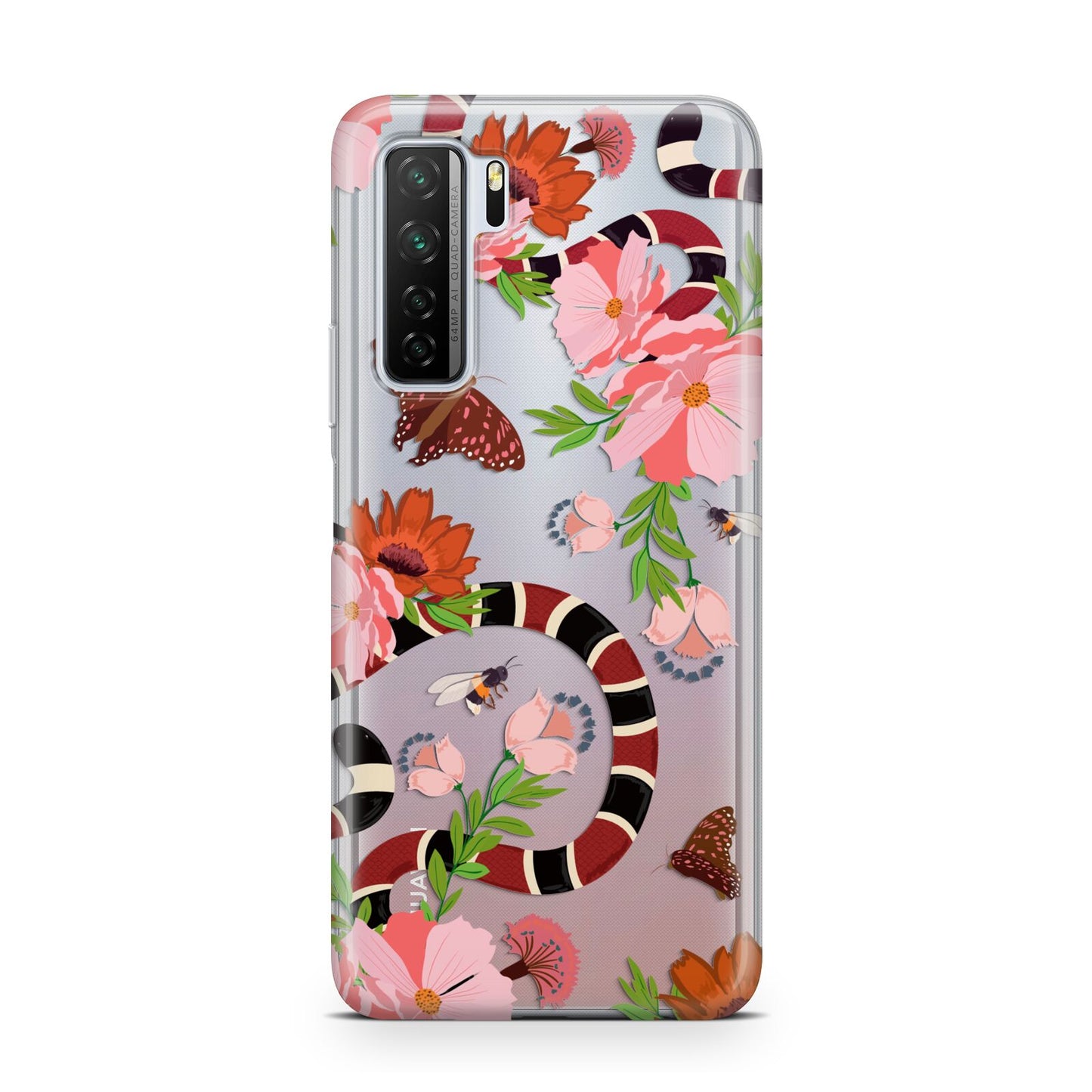 Floral Snake Huawei P40 Lite 5G Phone Case