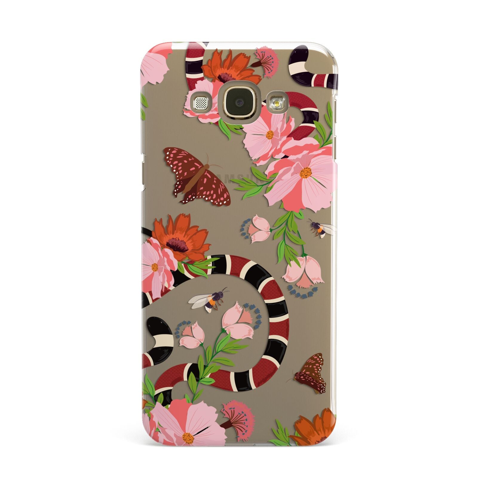 Floral Snake Samsung Galaxy A8 Case