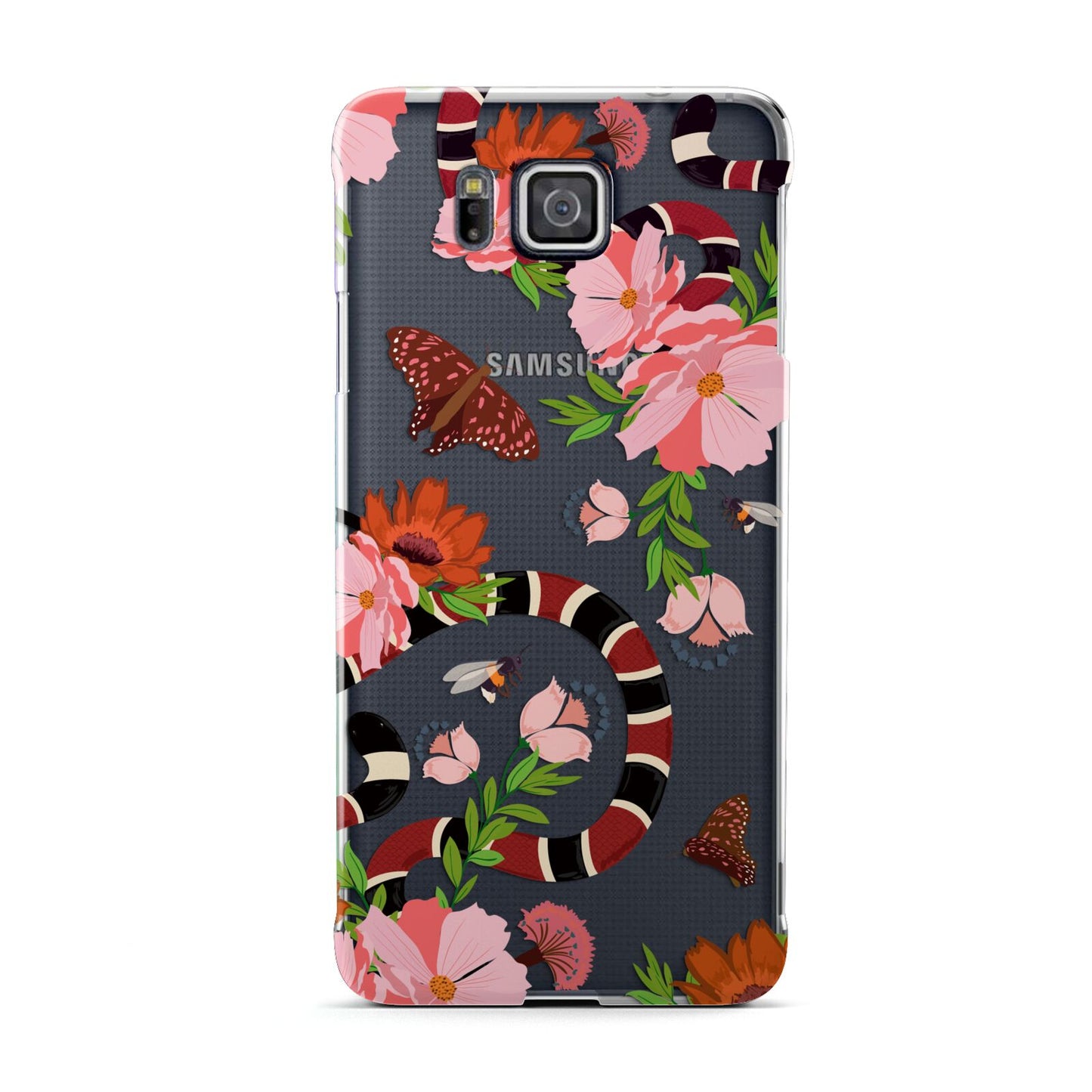 Floral Snake Samsung Galaxy Alpha Case