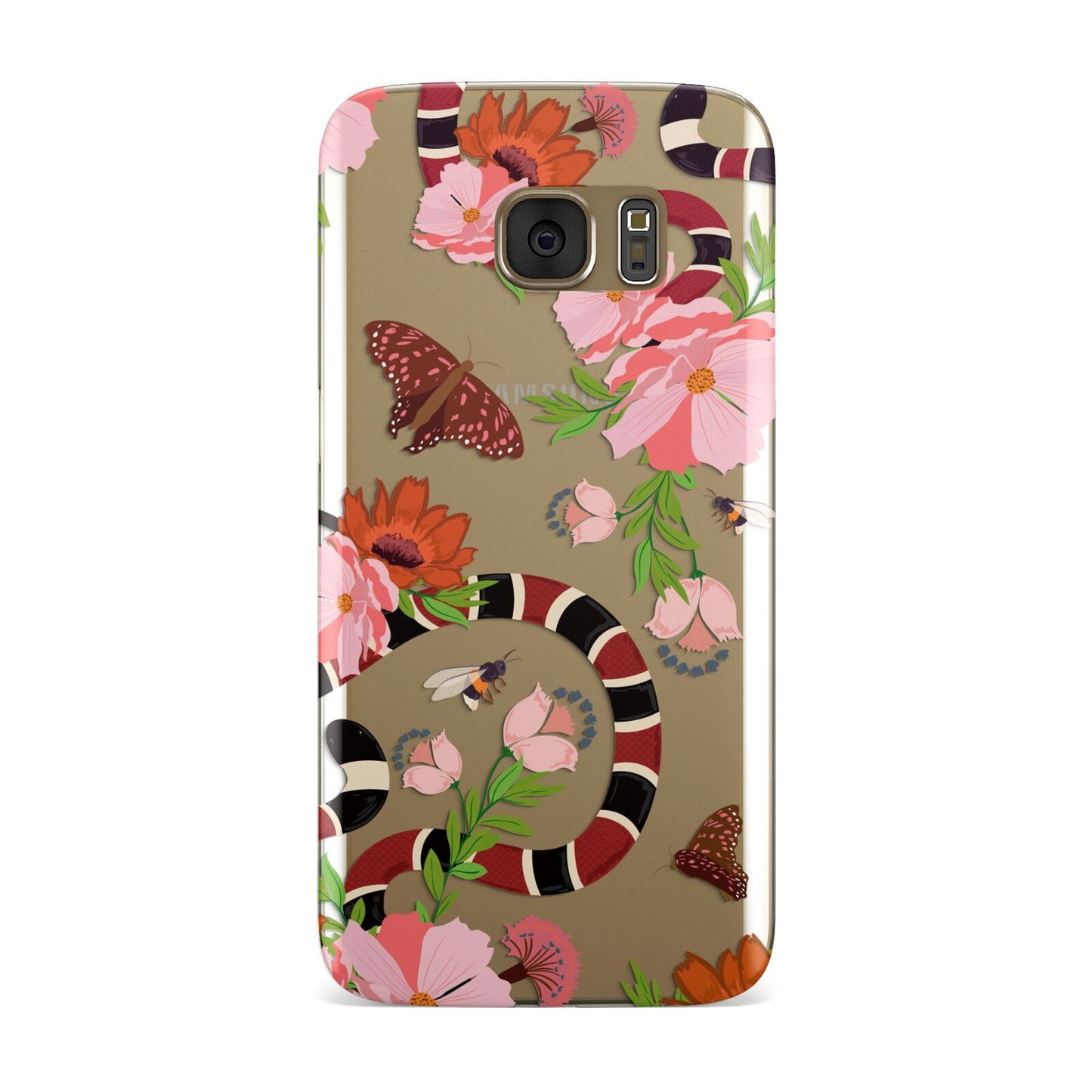 Floral Snake Samsung Galaxy Case
