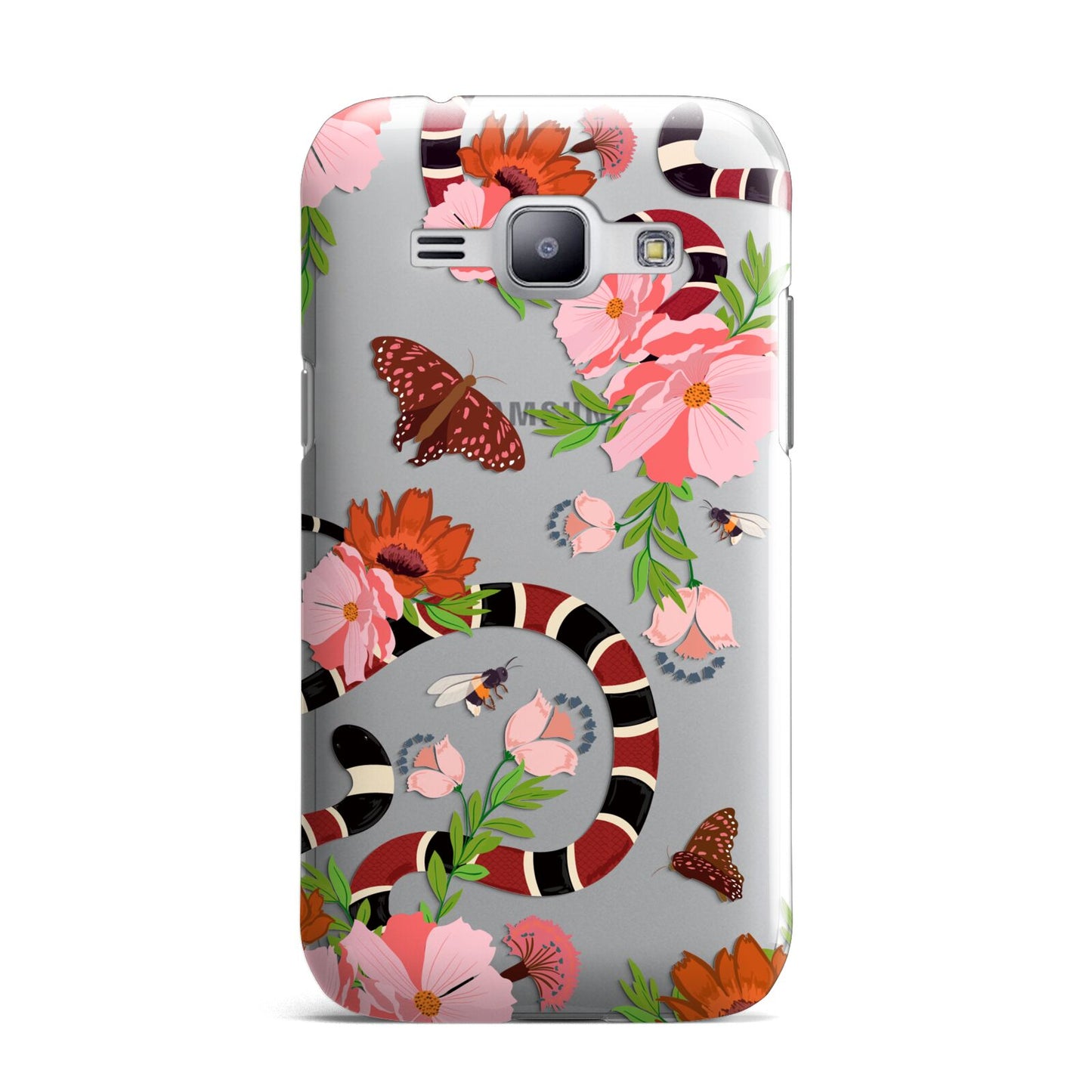 Floral Snake Samsung Galaxy J1 2015 Case