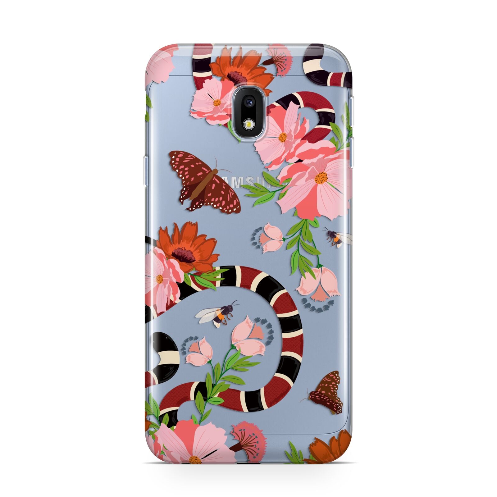 Floral Snake Samsung Galaxy J3 2017 Case