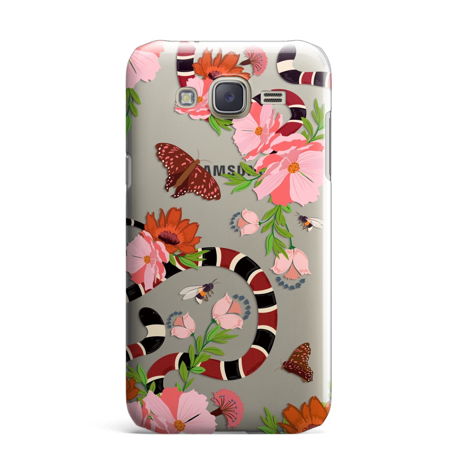 Floral Snake Samsung Galaxy J7 Case