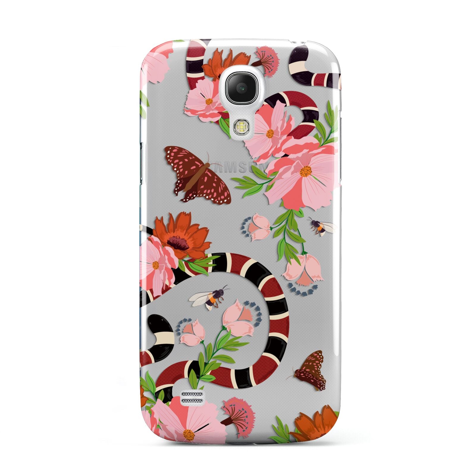 Floral Snake Samsung Galaxy S4 Mini Case