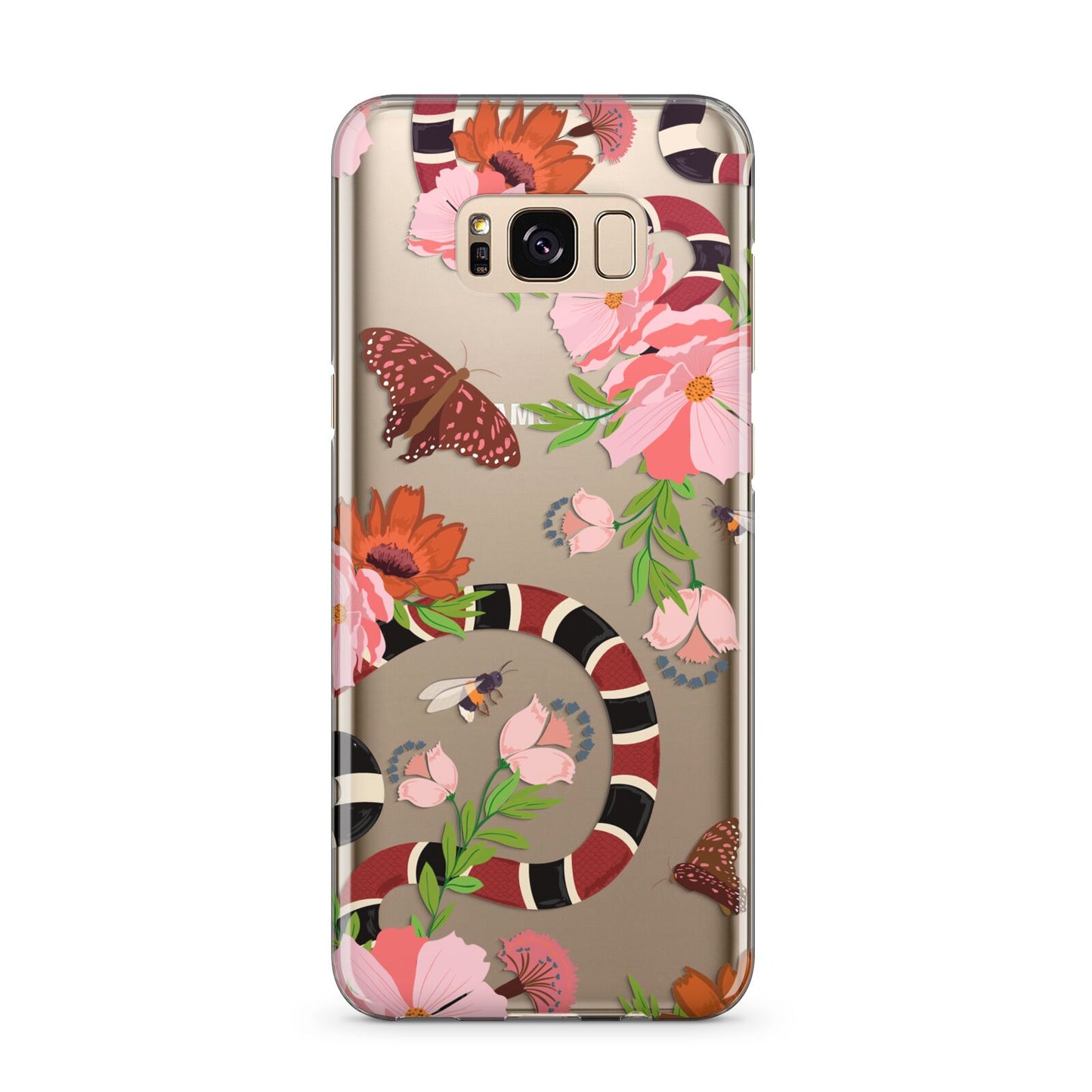 Floral Snake Samsung Galaxy S8 Plus Case