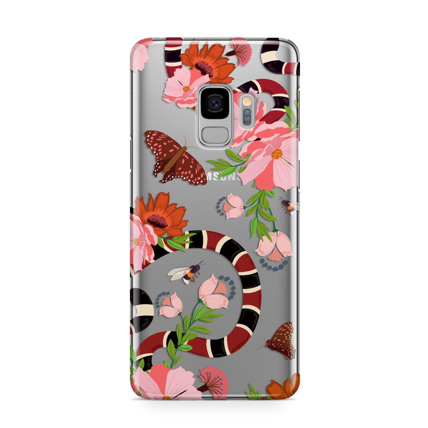 Floral Snake Samsung Galaxy S9 Case