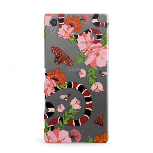 Floral Snake Sony Xperia Case