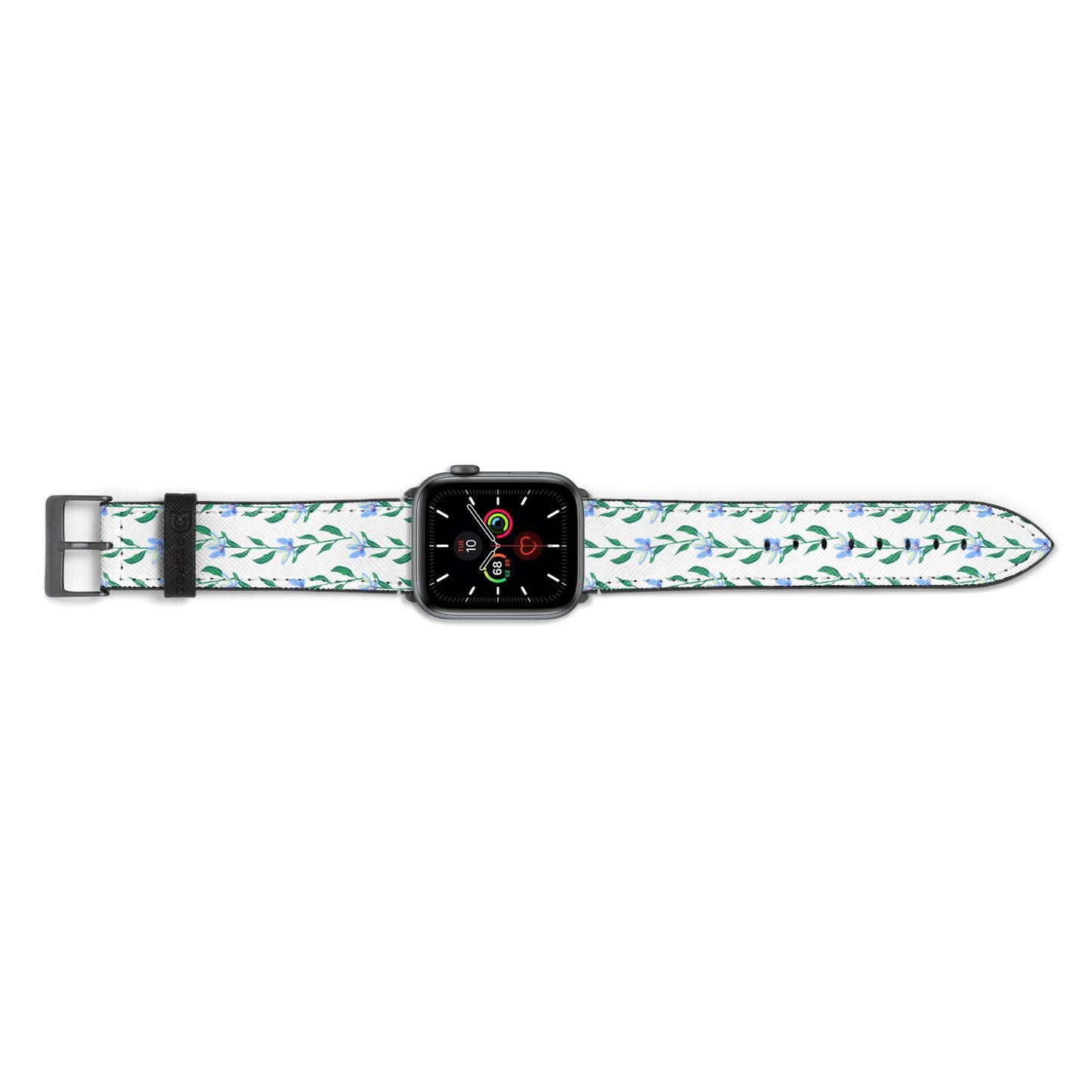 Flower Chain Apple Watch Strap Landscape Image Space Grey Hardware