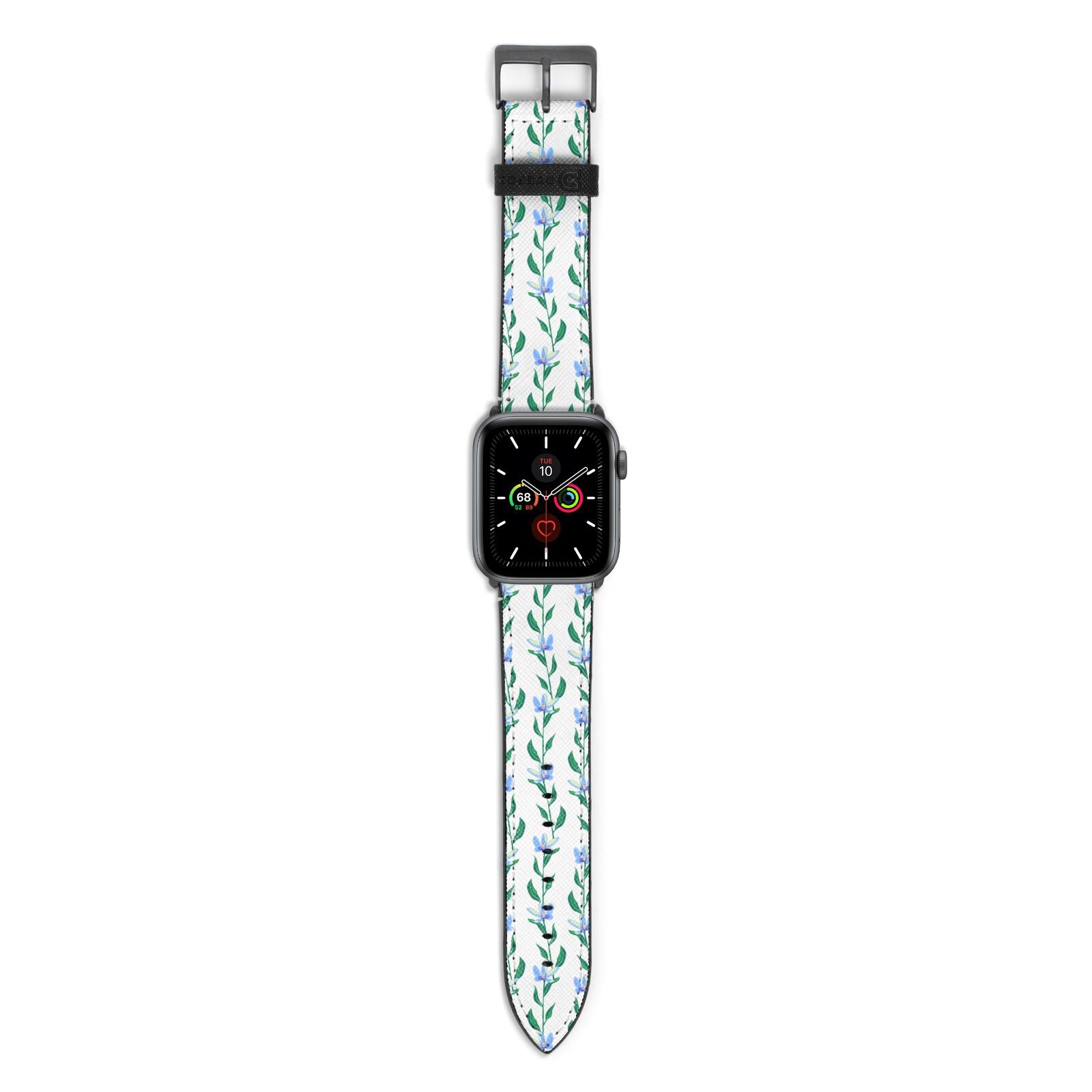 Flower Chain Apple Watch Strap with Space Grey Hardware