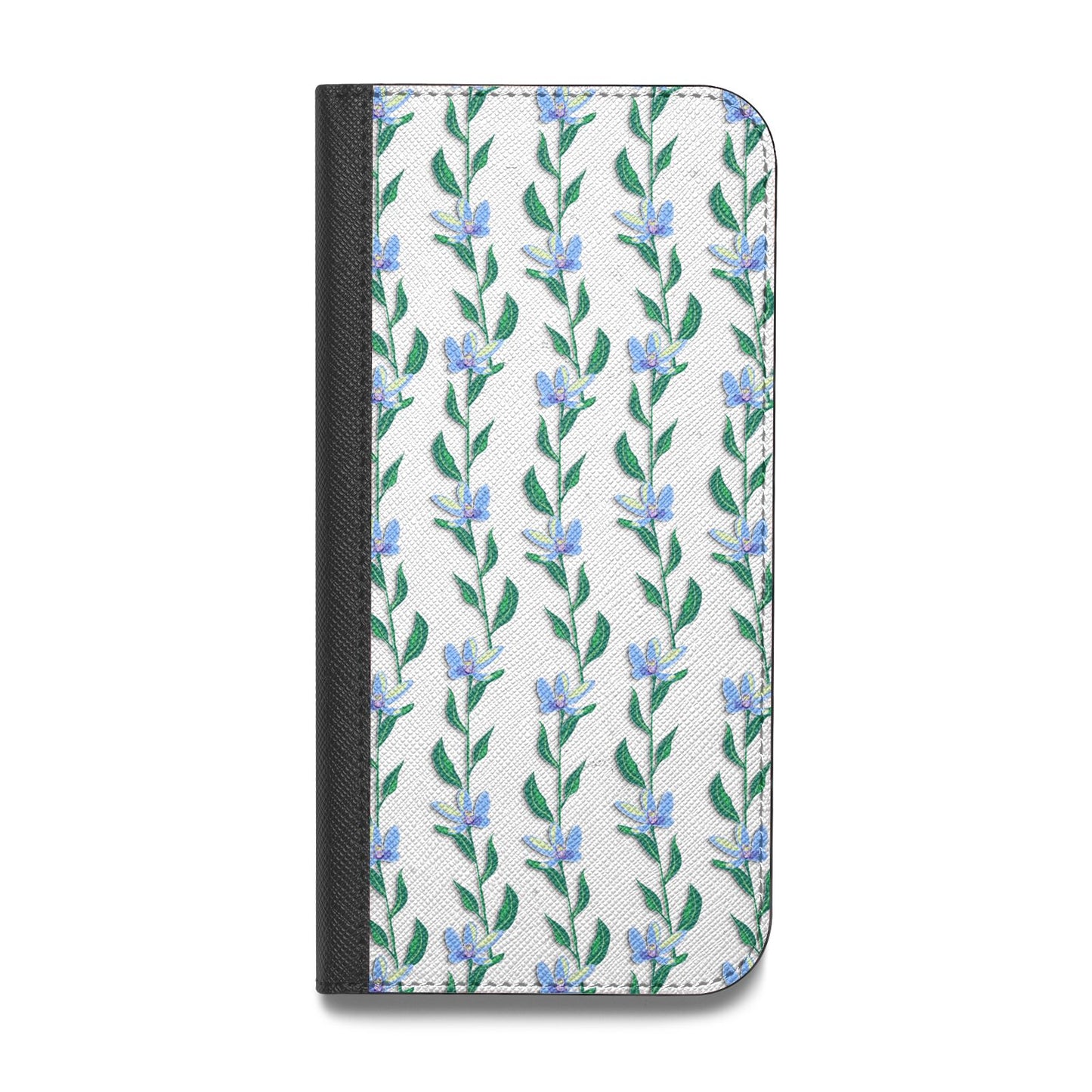 Flower Chain Vegan Leather Flip iPhone Case