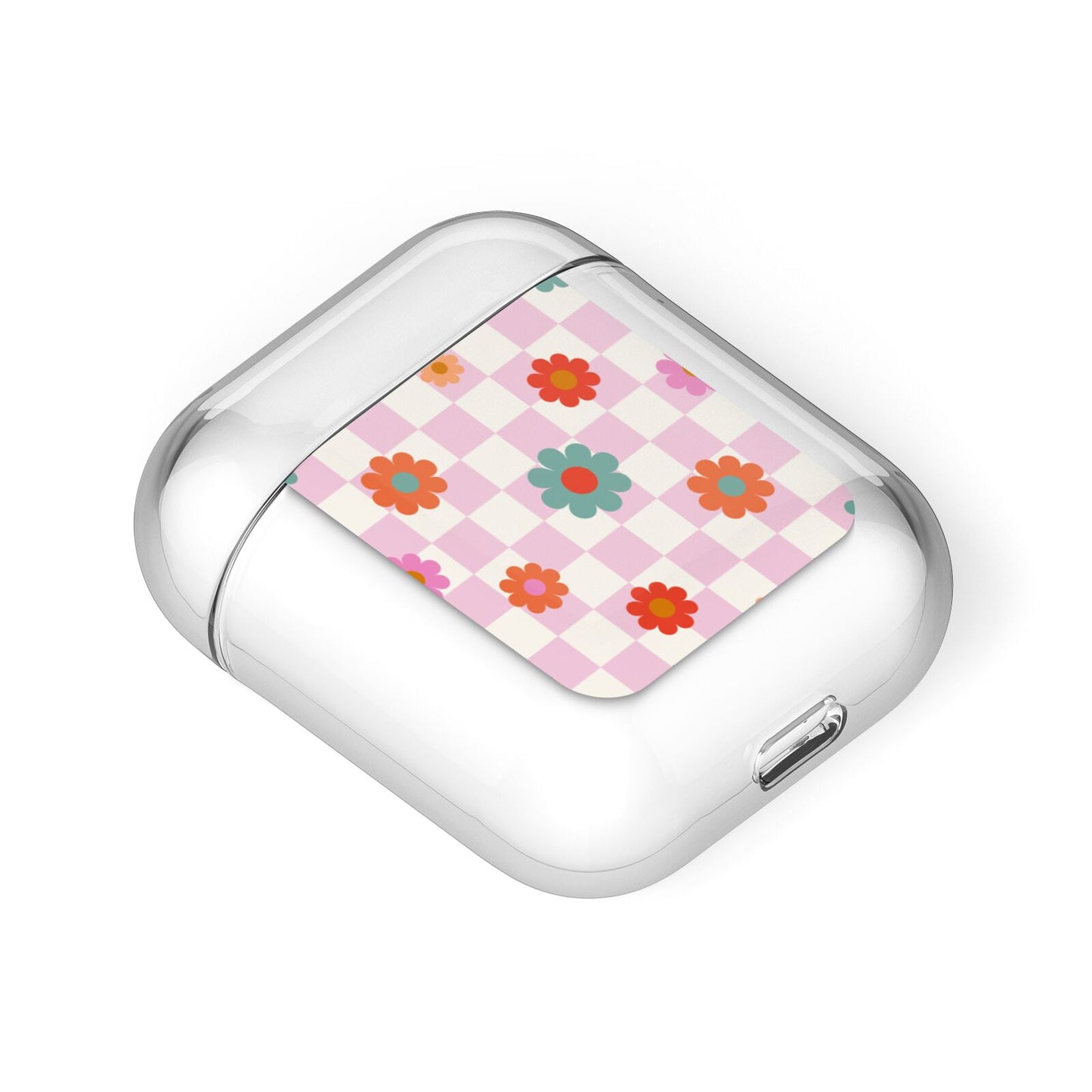 Flower Power AirPods Case Laid Flat