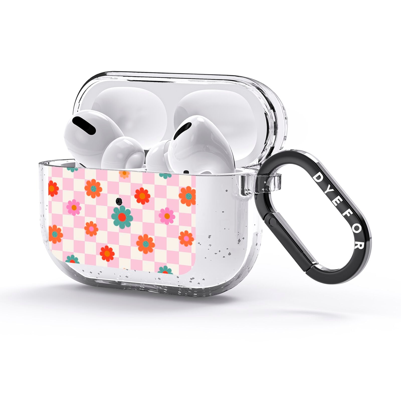 Flower Power AirPods Glitter Case 3rd Gen Side Image