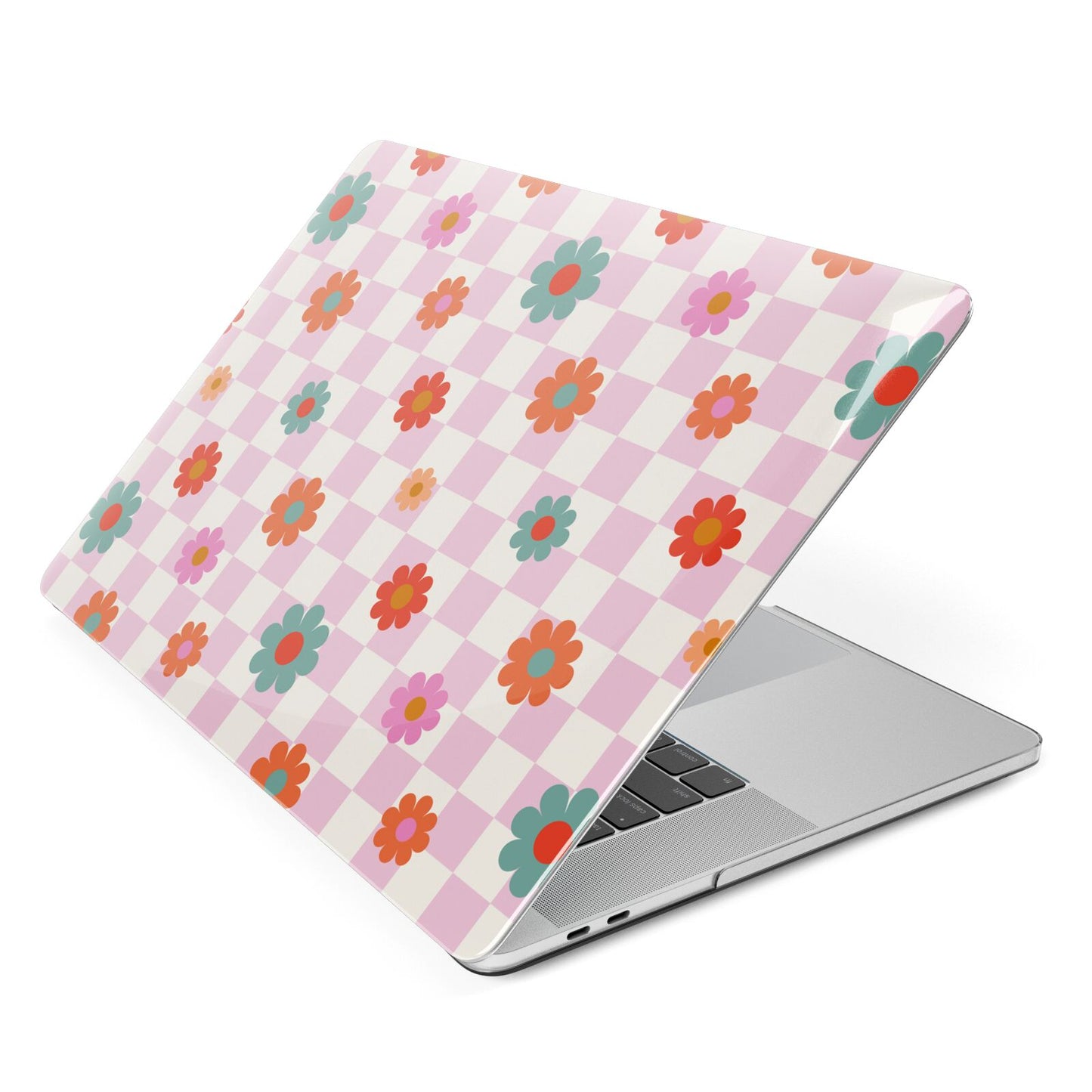 Flower Power Apple MacBook Case Side View