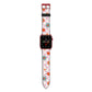 Flower Power Apple Watch Strap with Red Hardware