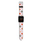Flower Power Apple Watch Strap with Silver Hardware