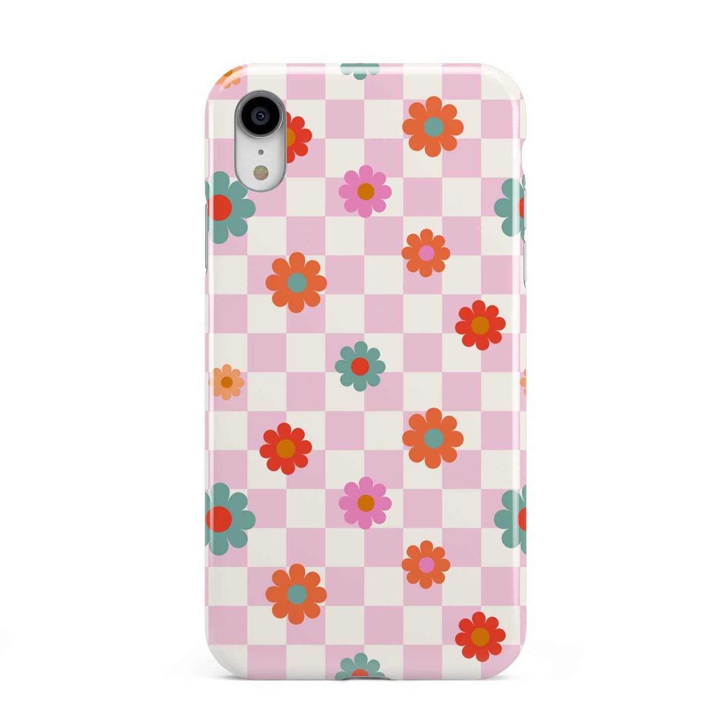 Flower Power Apple iPhone XR White 3D Tough Case