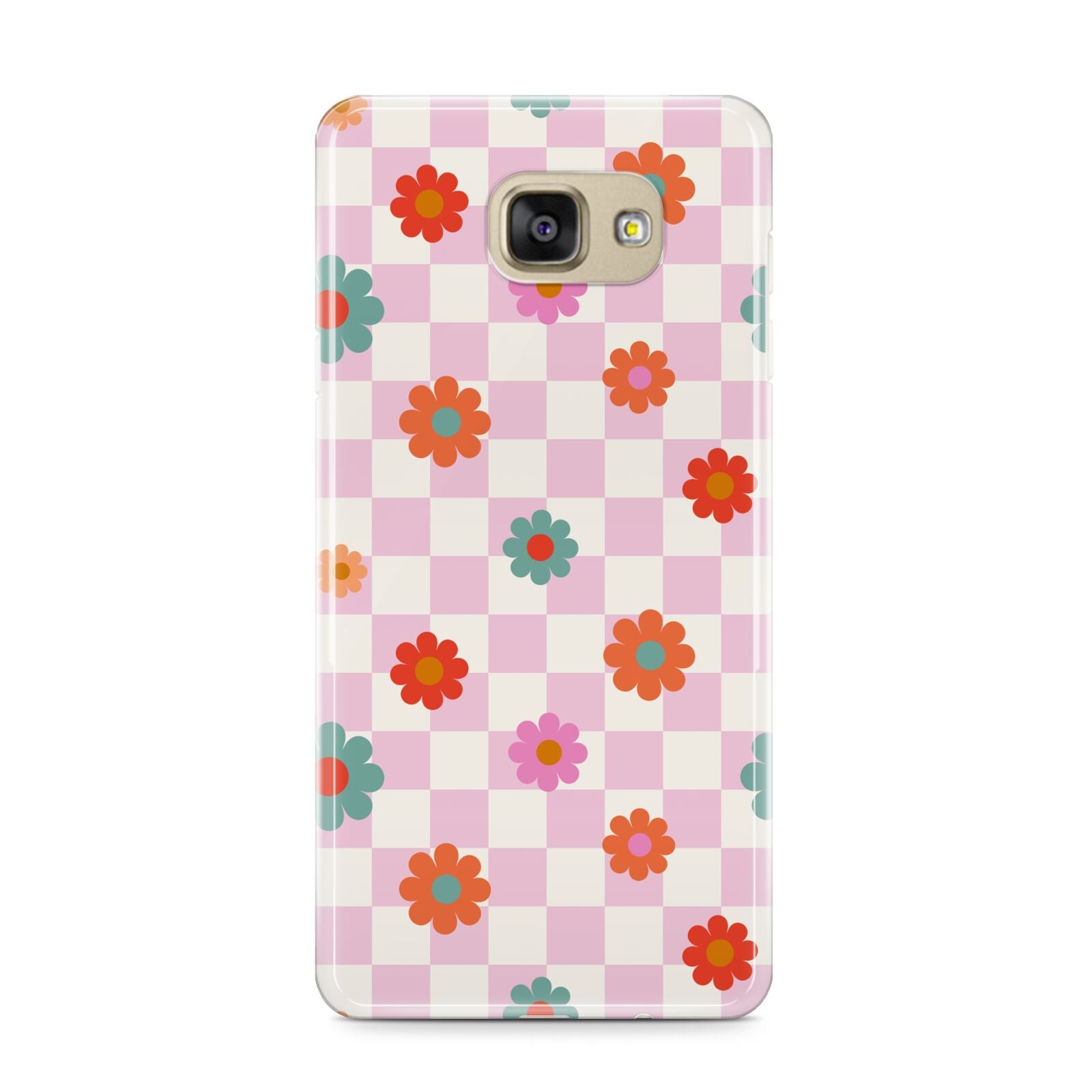 Flower Power Samsung Galaxy A9 2016 Case on gold phone