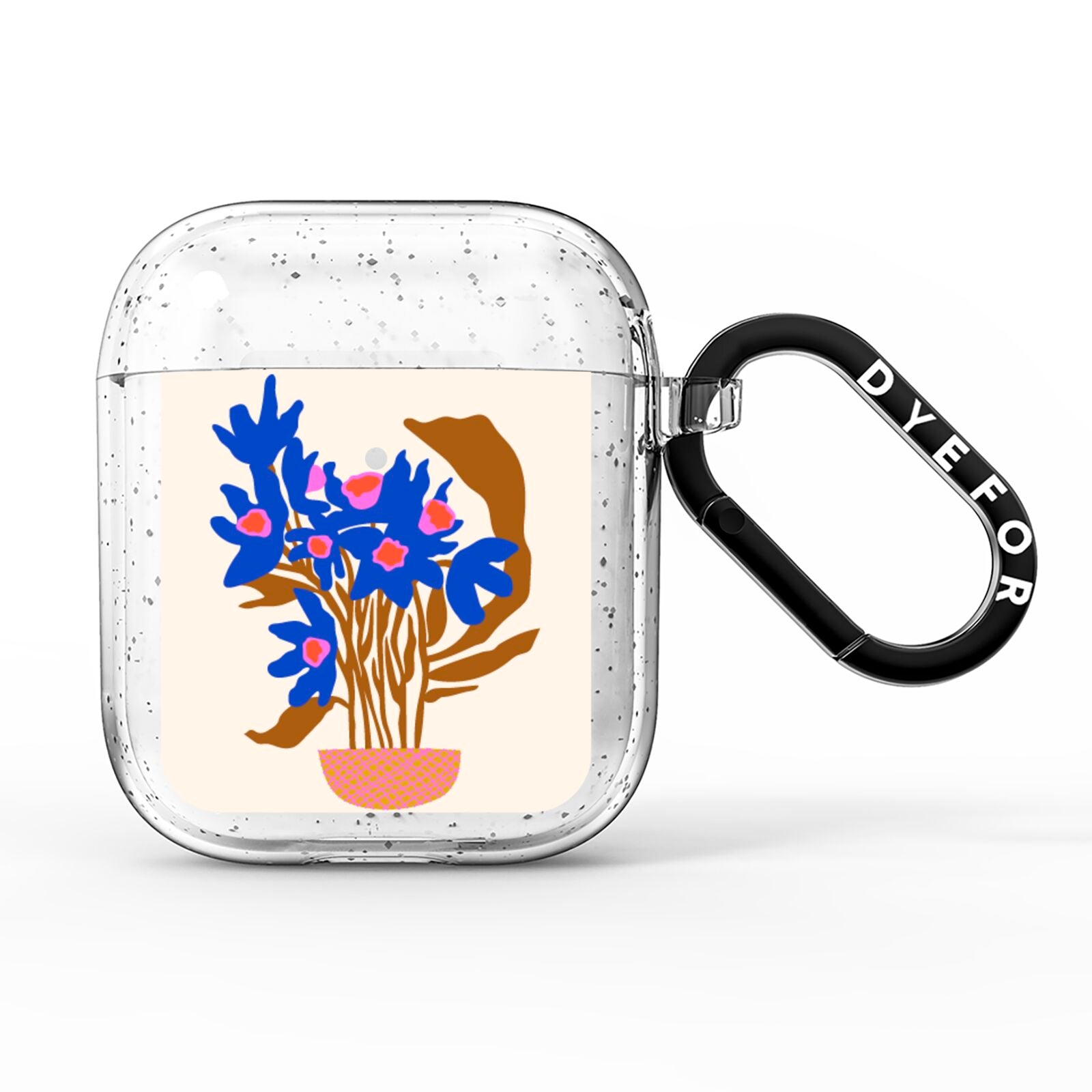 Flowers in a Vase AirPods Glitter Case