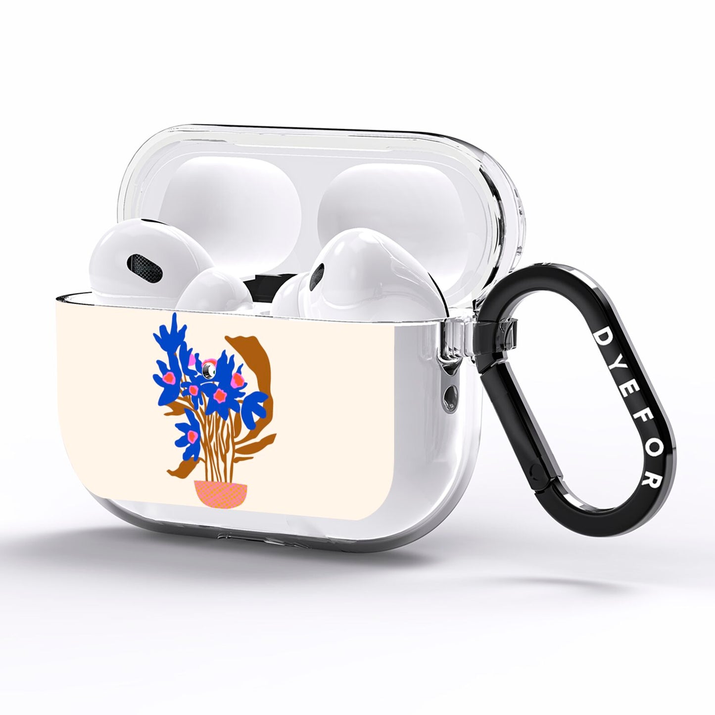 Flowers in a Vase AirPods Pro Clear Case Side Image