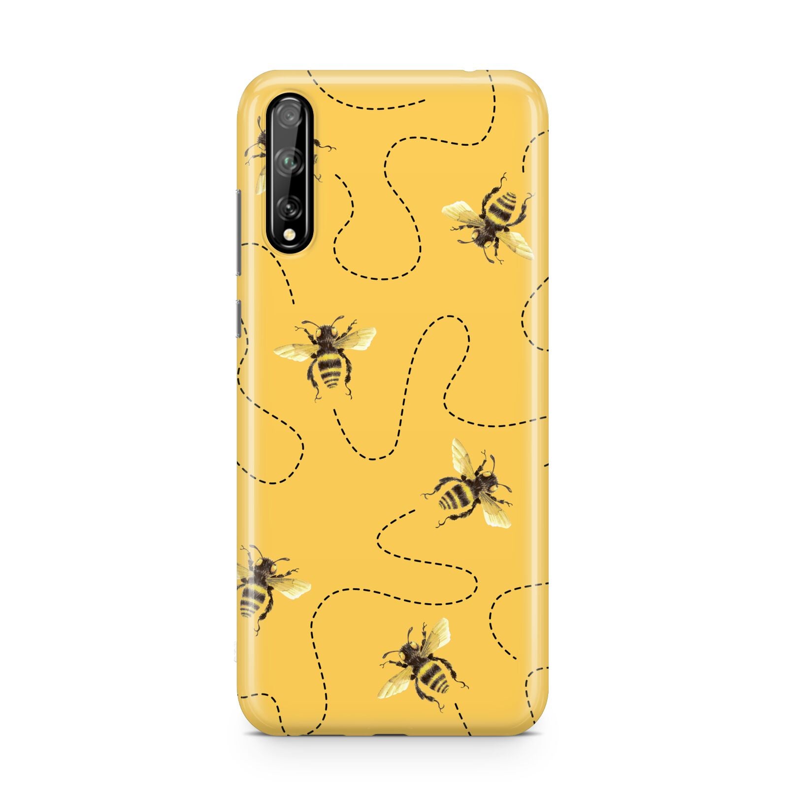 Flying Bees with Yellow Background Huawei Enjoy 10s Phone Case