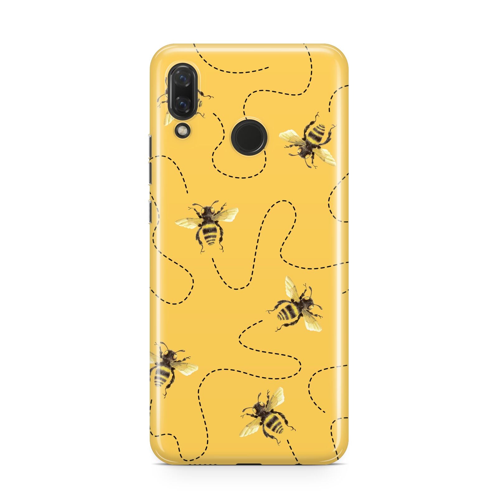 Flying Bees with Yellow Background Huawei Nova 3 Phone Case