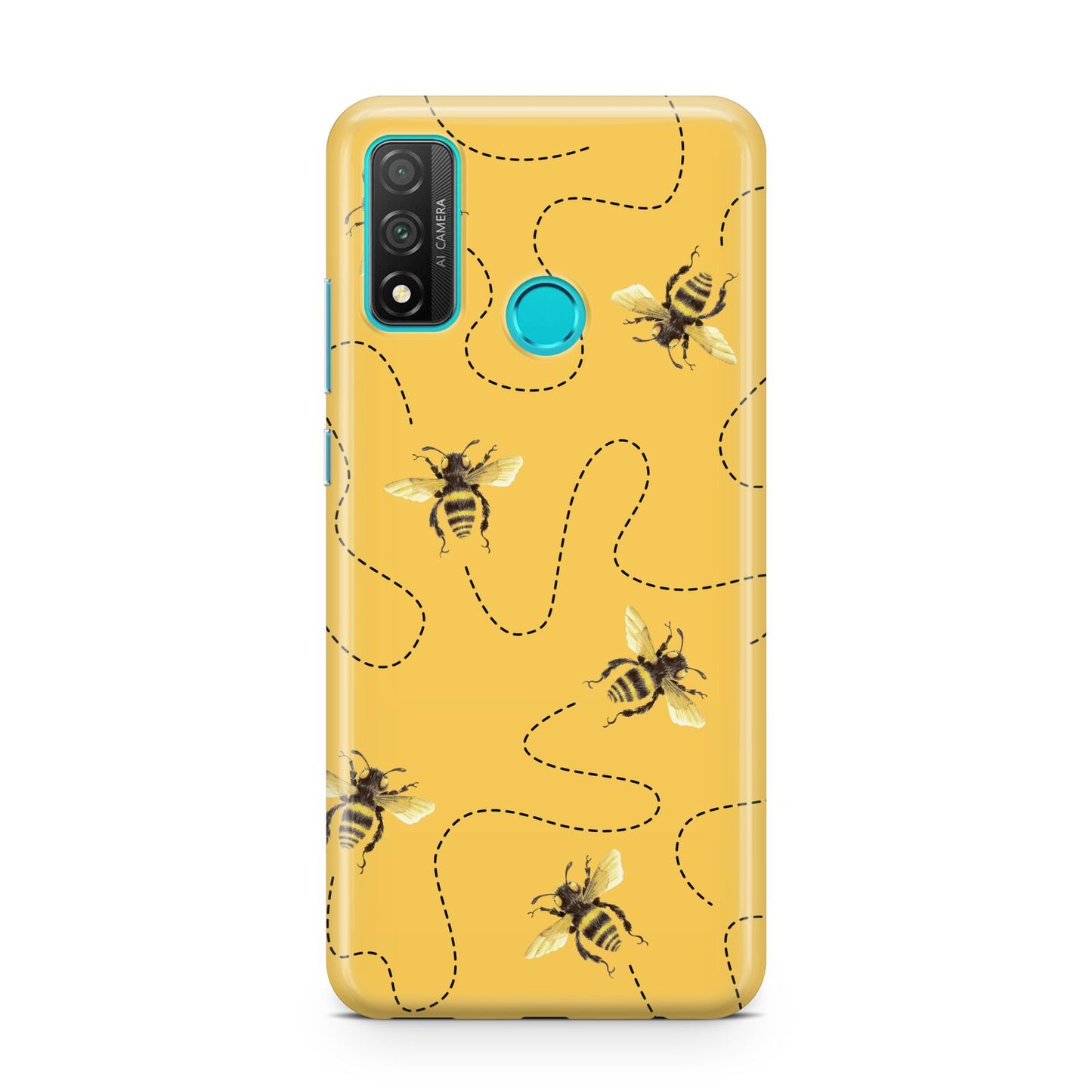 Flying Bees with Yellow Background Huawei P Smart 2020