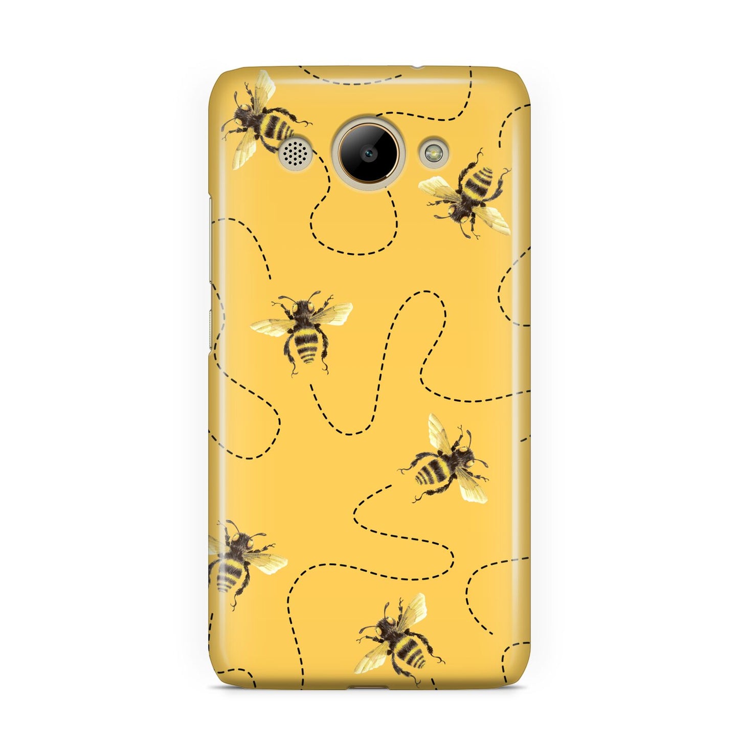 Flying Bees with Yellow Background Huawei Y3 2017