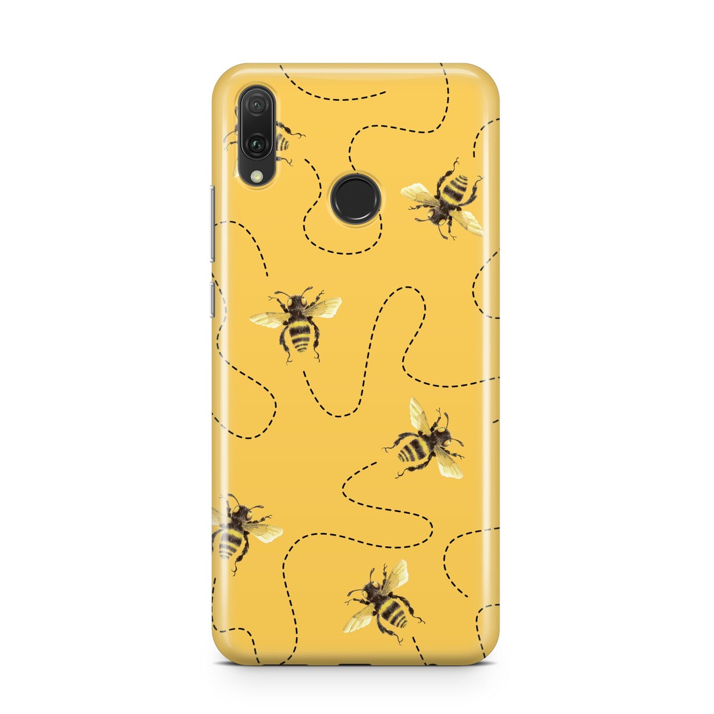 Flying Bees with Yellow Background Huawei Y9 2019