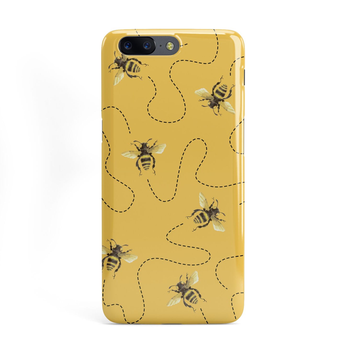 Flying Bees with Yellow Background OnePlus Case